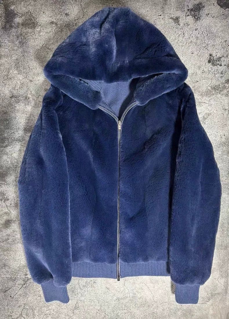 Loro Piana LORO PIANA A mink fur coat with a camel hair lining Size US M / EU 48-50 / 2 - 1 Thumbnail