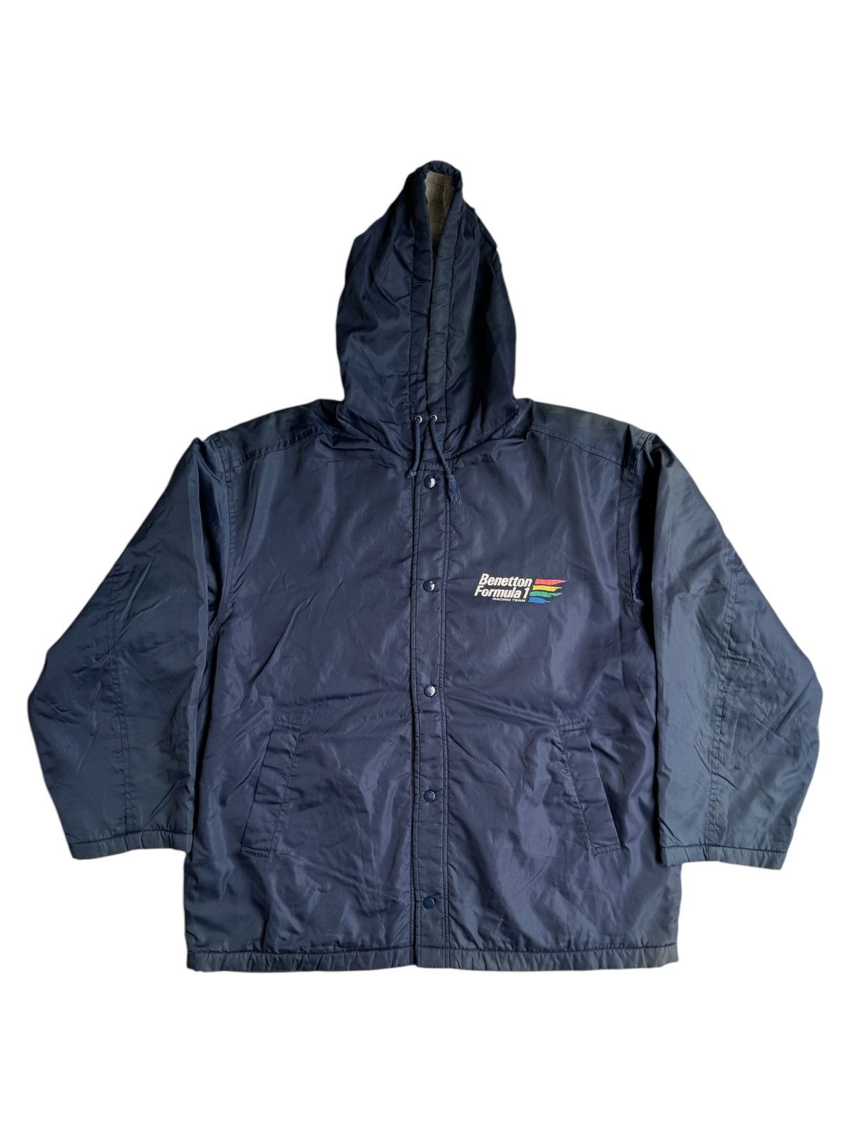 Benetton VERY RARE VINTAGE JACKET BENETTON FORMULA 1 RENAULT RACING Size US XL / EU 56 / 4 - 2 Thumbnail