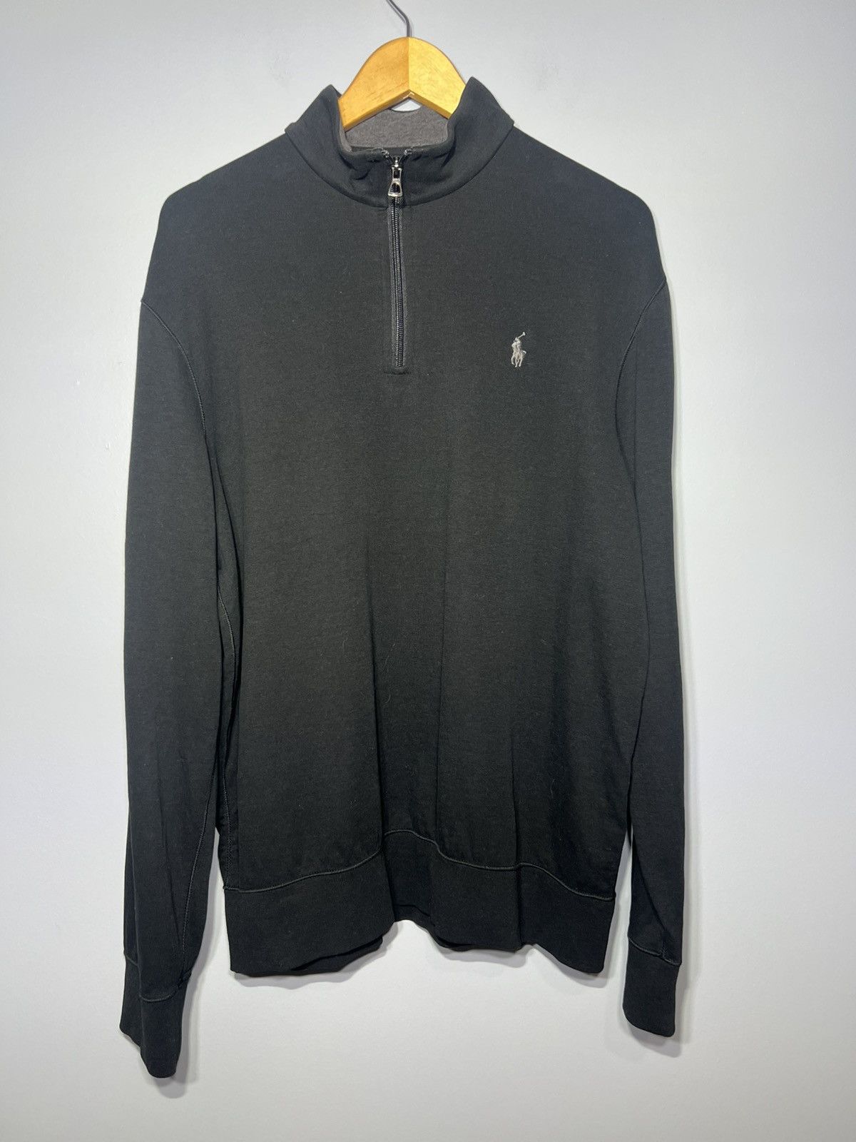 Polo Ralph Lauren Polo Ralph Lauren Sweater sz L Black Quarter Zip Performance Size US L / EU 52-54 / 3 - 2 Thumbnail