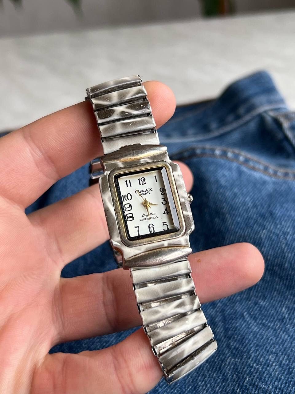 Japanese Brand × Vintage Vintage Japanese style 90s Omax Japan Watch Futuristic Steel Size ONE SIZE - 3 Thumbnail