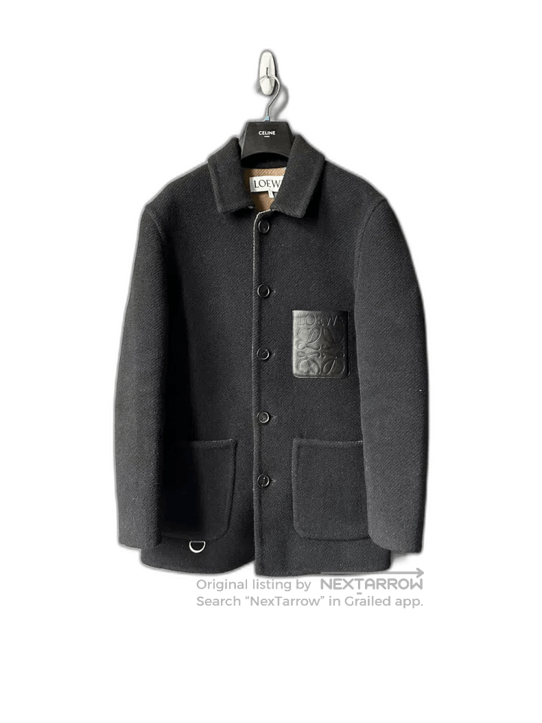 Loewe Loewe Wool Leather Jacket. Size US L / EU 52-54 / 3 - 1 Thumbnail