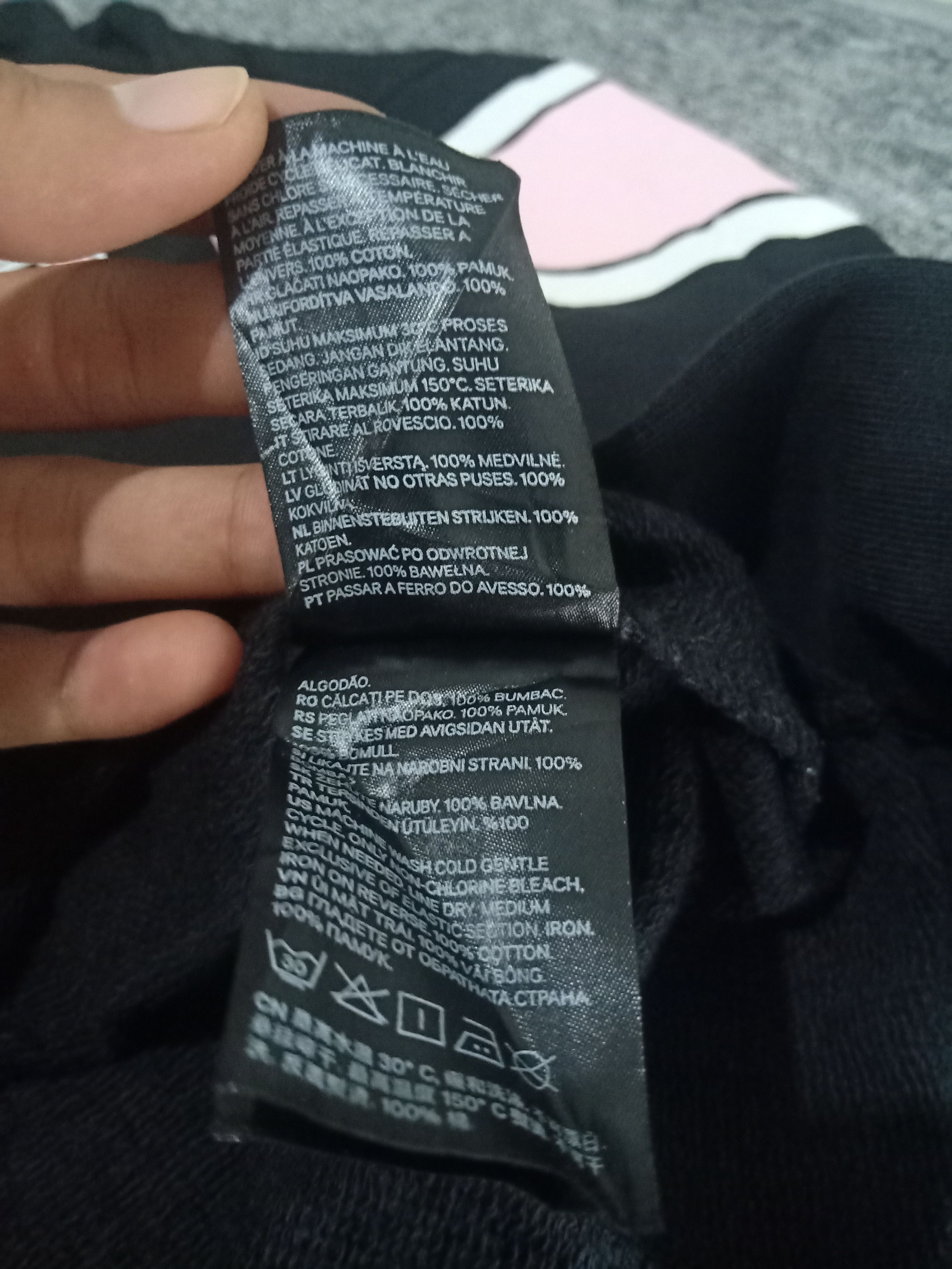 Japanese Brand Cropped Princess 91 Boxy Black Pink Jacket with Hoodie Size L / US 10 / IT 46 - 10 Thumbnail