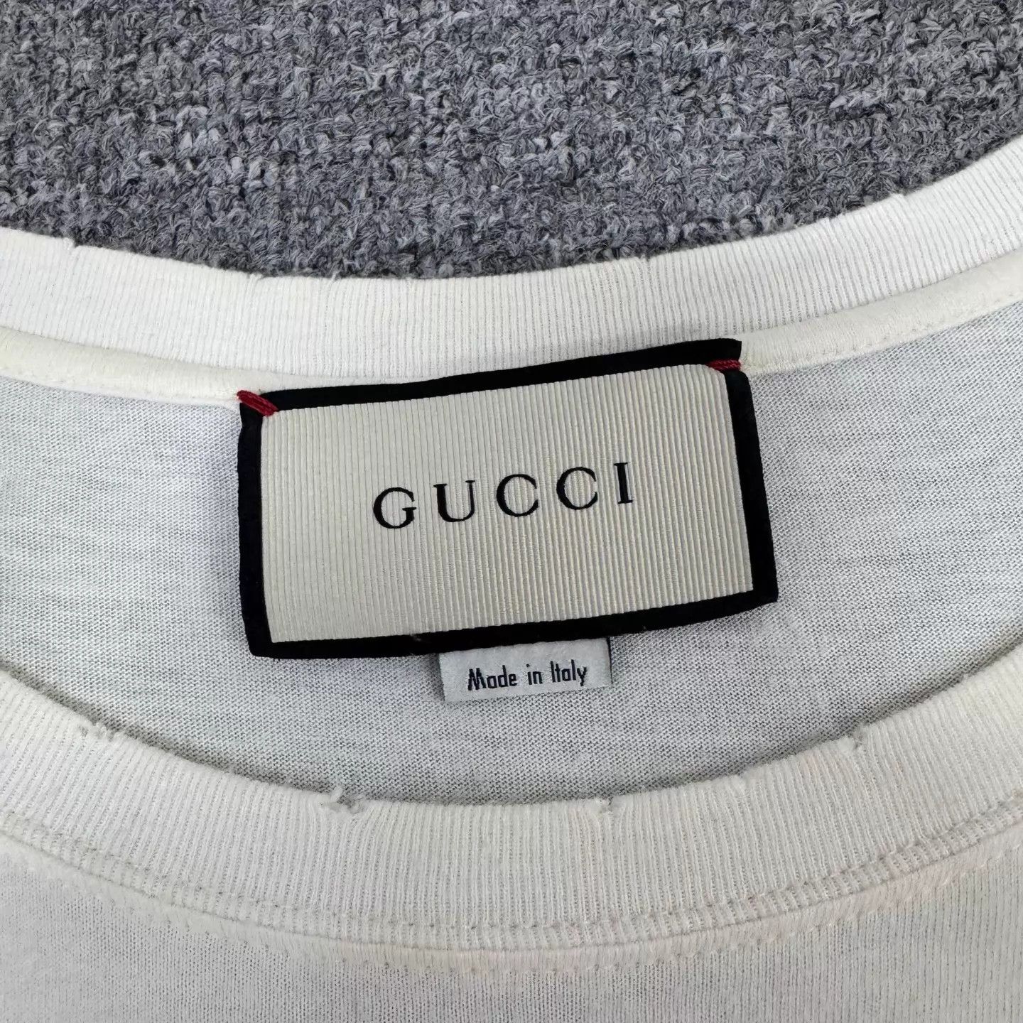 Gucci Gucci Ivory Tiger Head Vintage Poster Print Tee L 95 New Size US L / EU 52-54 / 3 - 5 Thumbnail