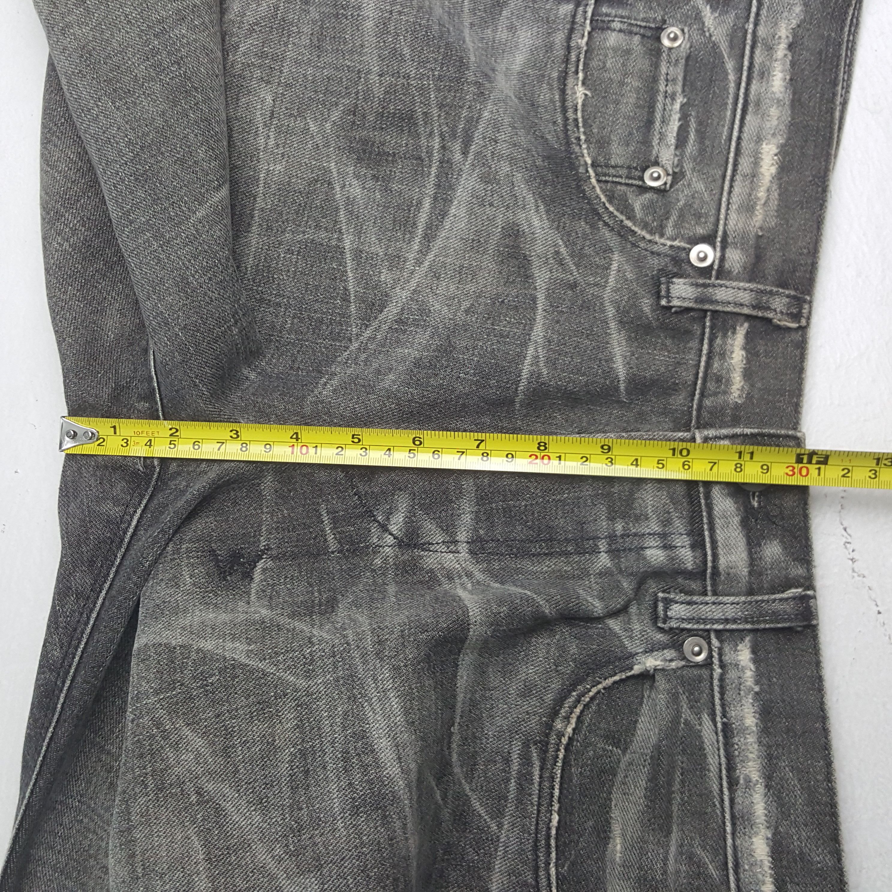 Japanese Brand Vintage Tsubi Rare Streetwear Black Jeans Size US 33 - 8 Thumbnail
