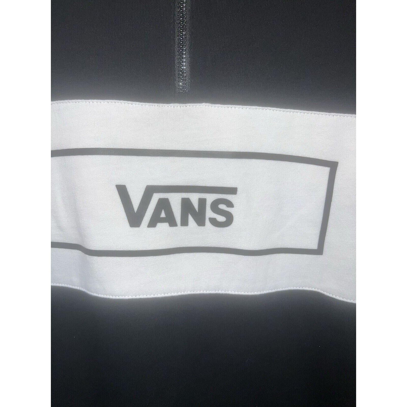 Vans Vans Polo Shirt Mens Small Black White Quarter Zip Skate Tee Size US S / EU 44-46 / 1 - 2 Thumbnail