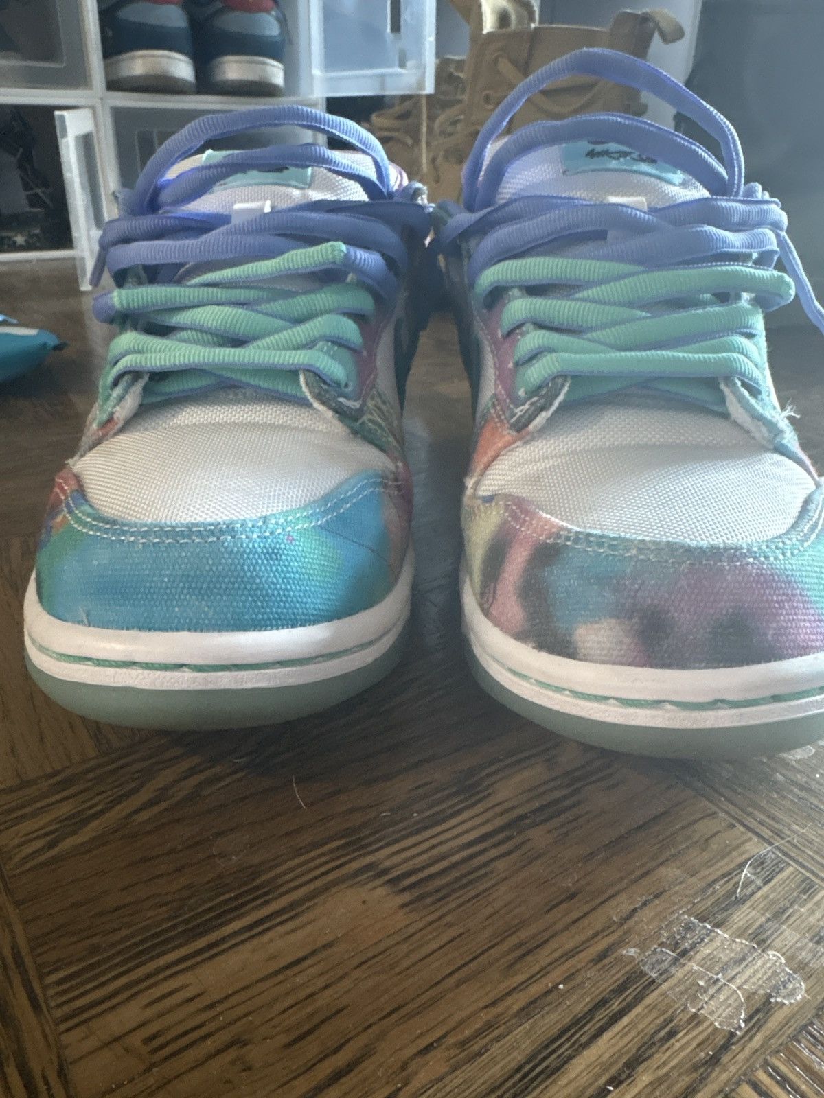 Nike × Parra Nike SB Dunk Low Pro x Parra Abstract Art Size US 6.5 / EU 39-40 - 3 Thumbnail