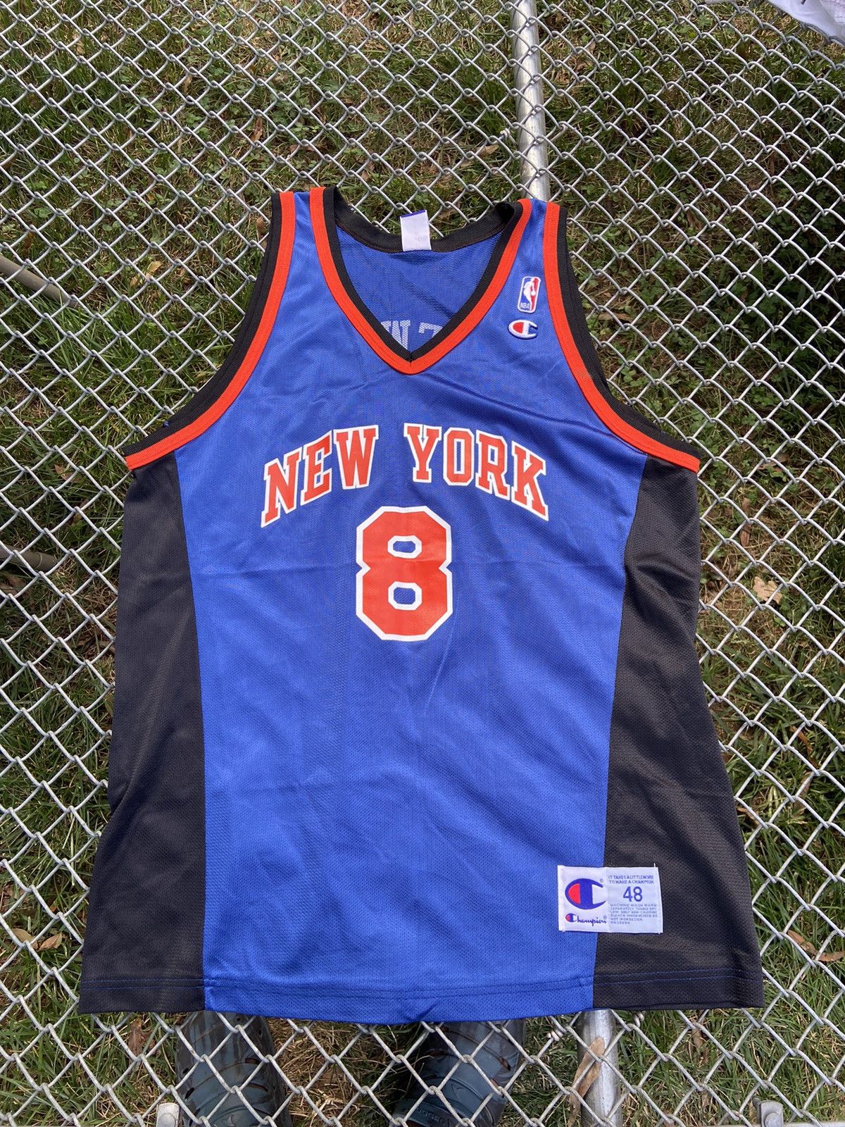 Vintage New York Knicks Jersey Shirt Latrell Sprewell Basketball Jersey, Shop Exile