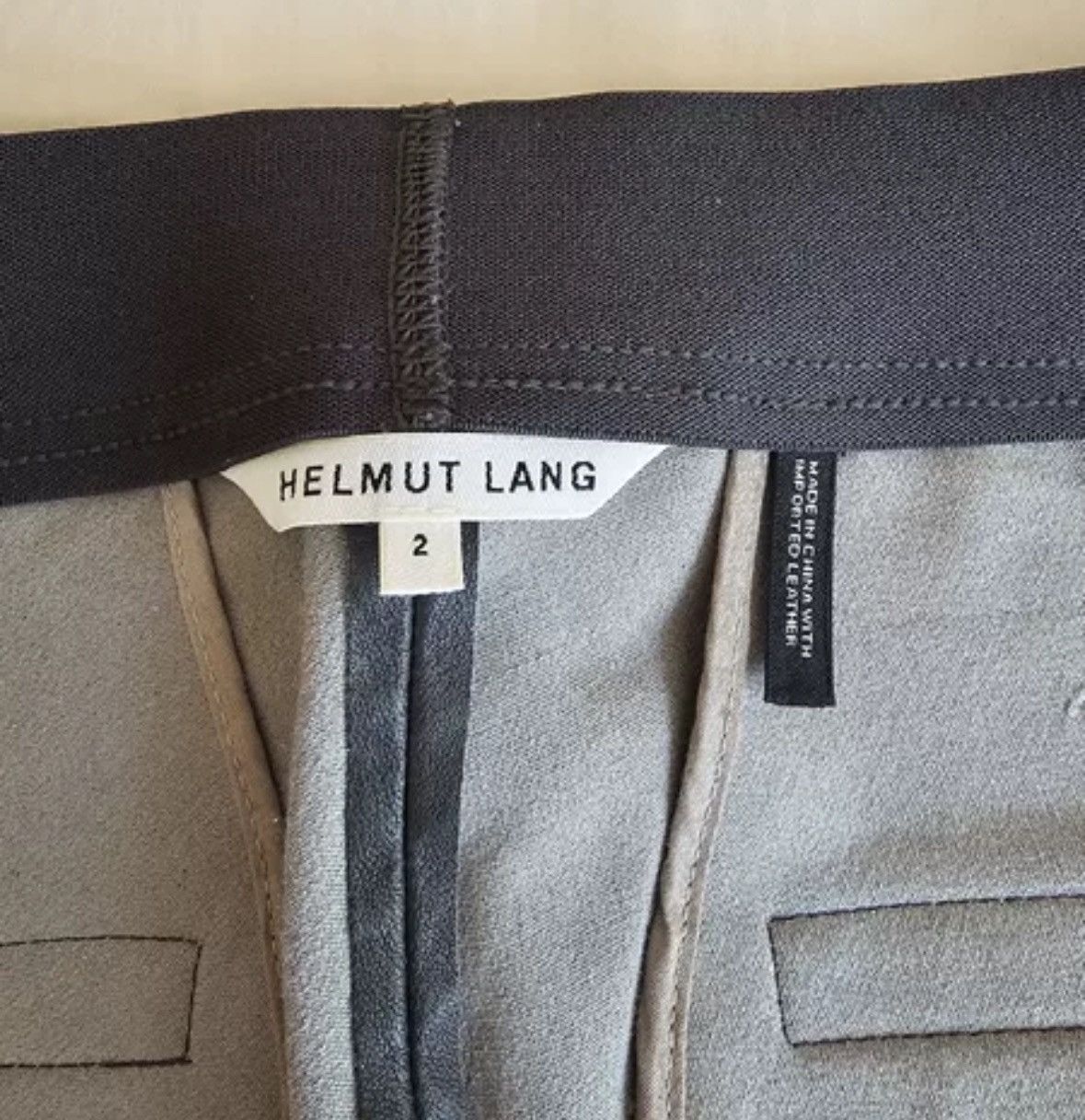 Helmut Lang Helmut Lang Grey Sheepskin Pants2412-Nextarrow Size US 32 / EU 48 - 7 Thumbnail