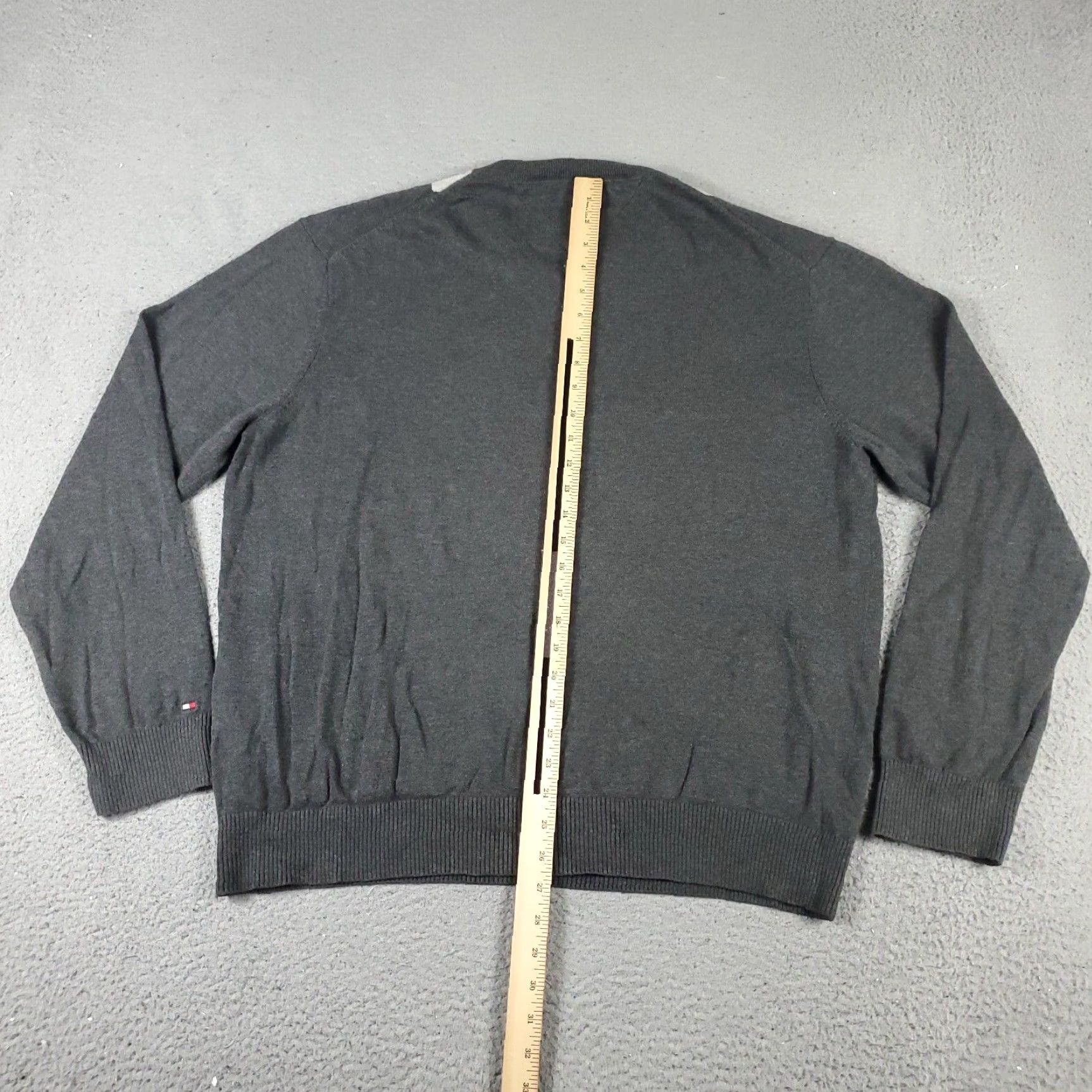 Tommy Hilfiger Tommy Hilfiger Mens Extra Large XL Gray Argyle Casual Pullover Sweatshirt Size US XL / EU 56 / 4 - 6 Thumbnail