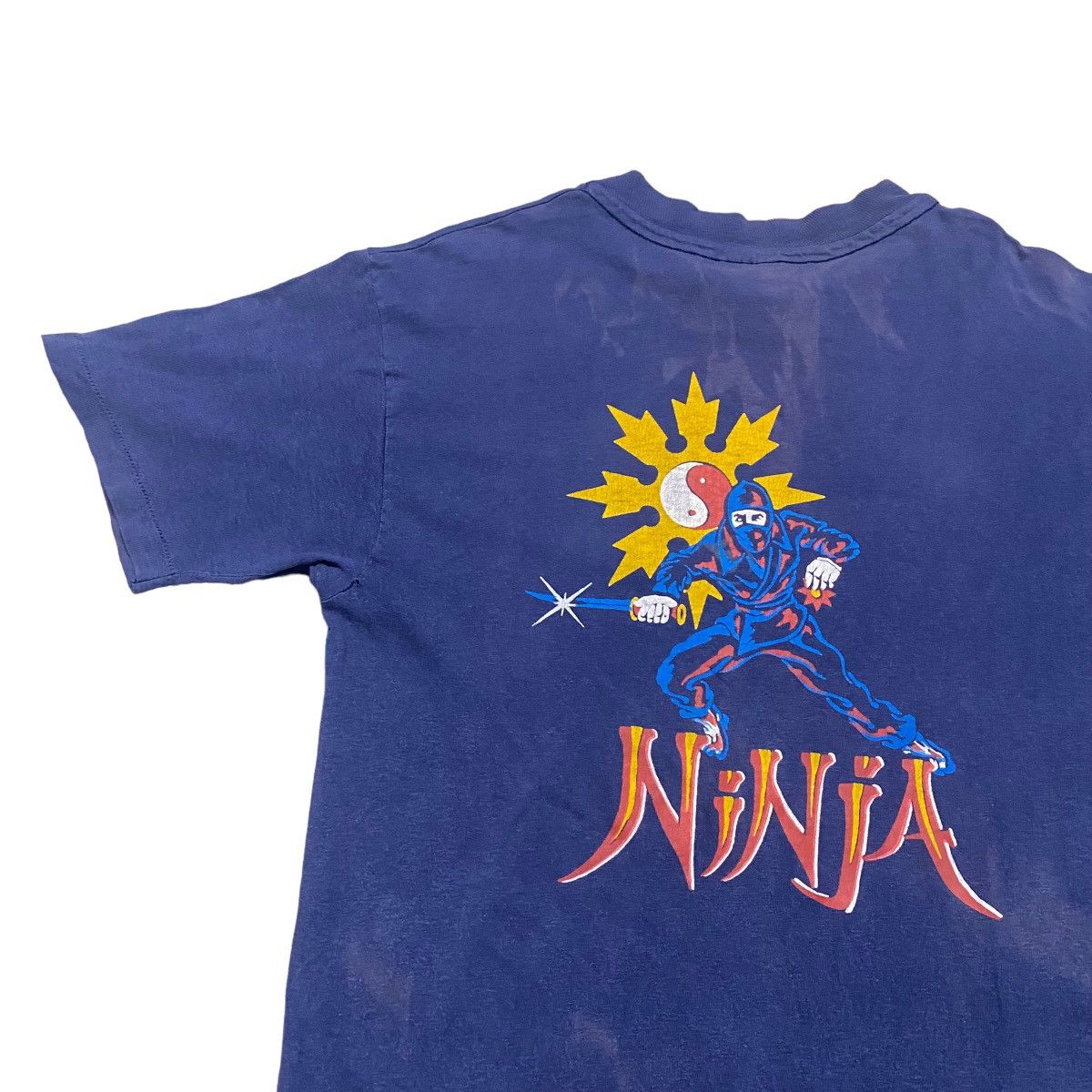 Vintage Vintage Ninja Shirt Sunfaded Size US M / EU 48-50 / 2 - 4 Thumbnail