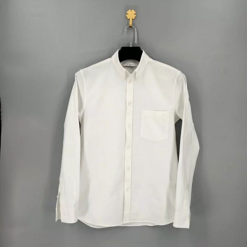 Givenchy Givenchy Size40 Pocket Embroidered Logo Shirt Size US M / EU 48-50 / 2 - 1 Thumbnail