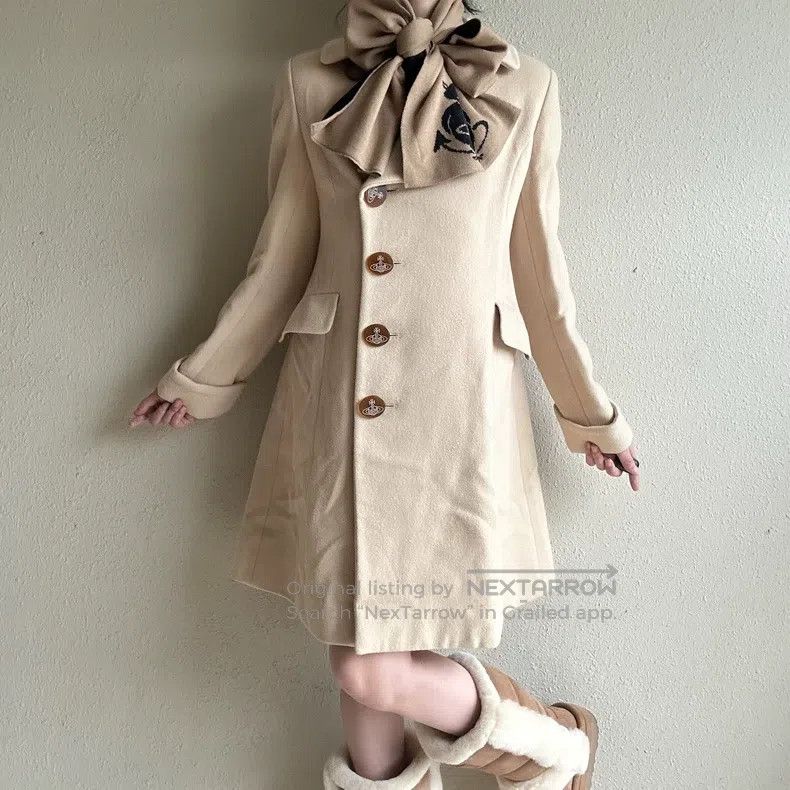 Vivienne Westwood Vivienne Westwood Off-white coat Size M / US 6-8 / IT 42-44 - 9 Thumbnail
