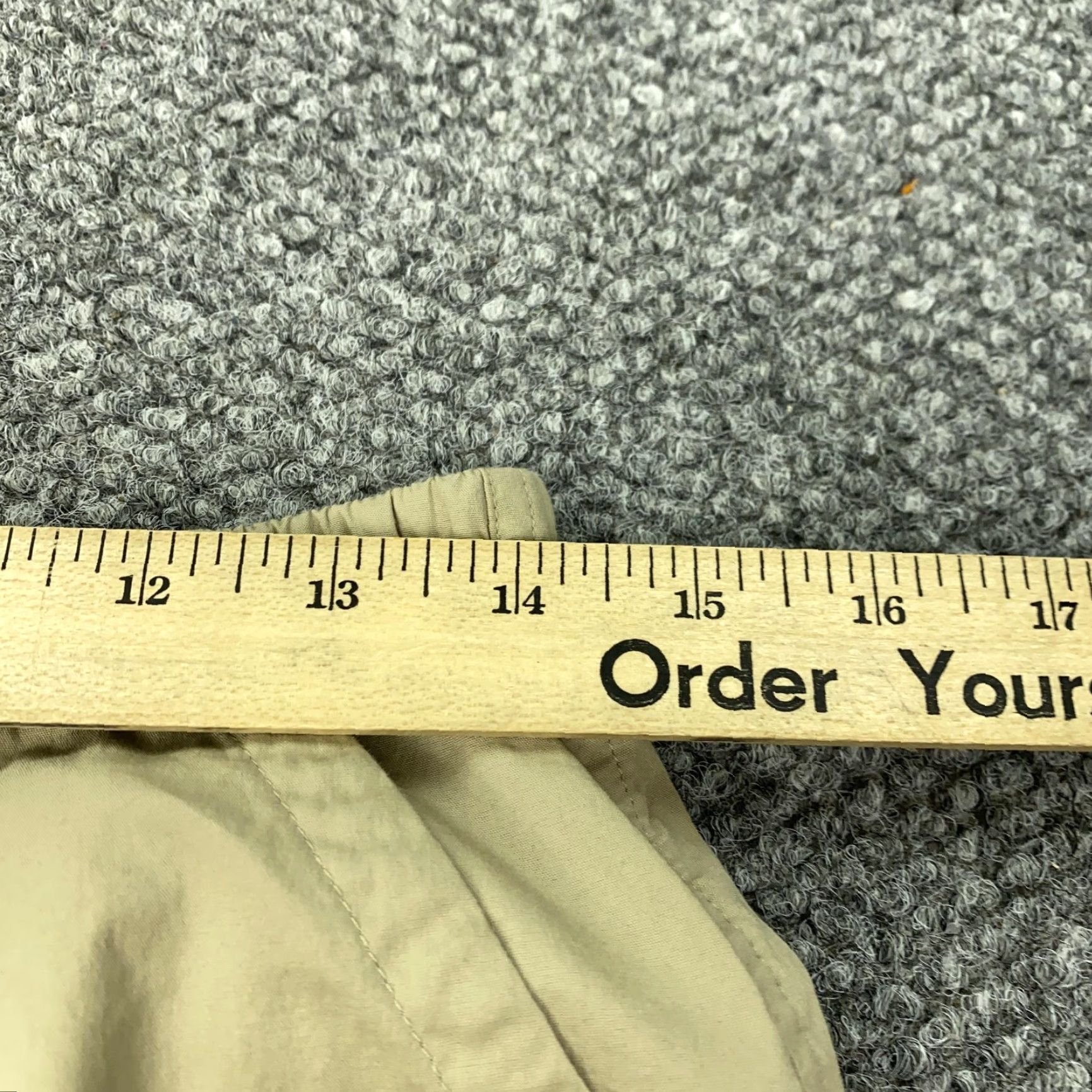 Lululemon Lululemon Shorts Small Womens Beige Drawstring Elastic Waist Cotton Blend Casual Size 28" / US 6 / IT 42 - 7 Thumbnail