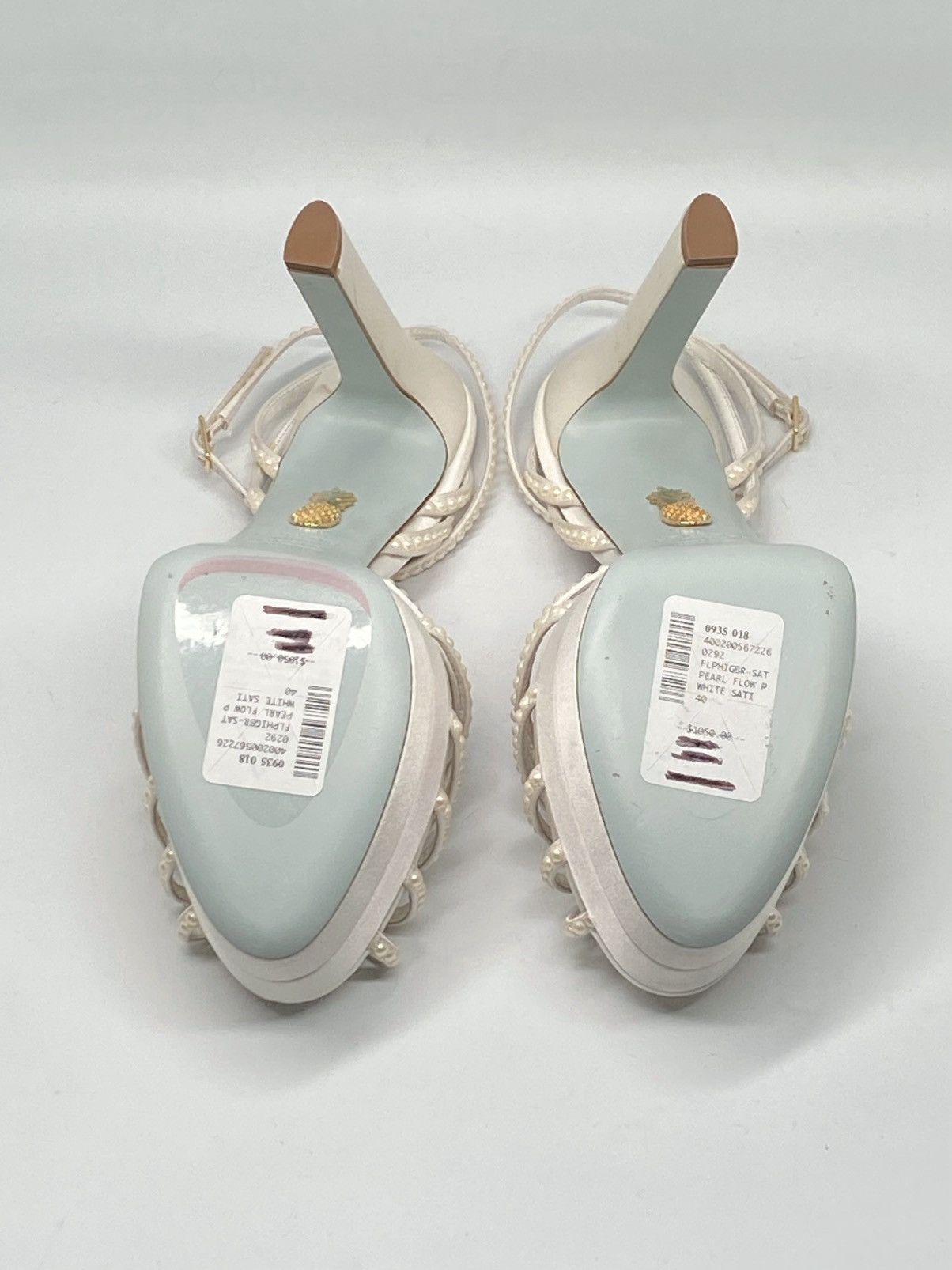 Aquazzura Aquazzura Flow Plateau 145MM Satin Sandals size 40 Size US 10 / IT 40 - 13 Thumbnail