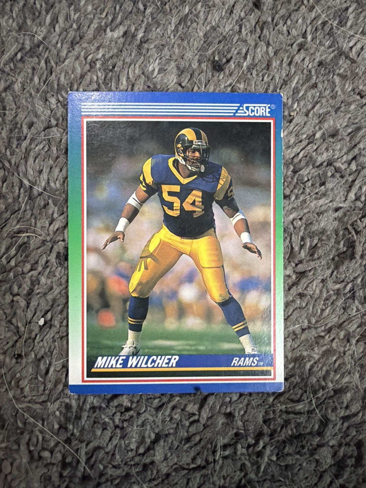 NFL 1990 Score #439 Mike Wilcher Card Size ONE SIZE - 1 Thumbnail