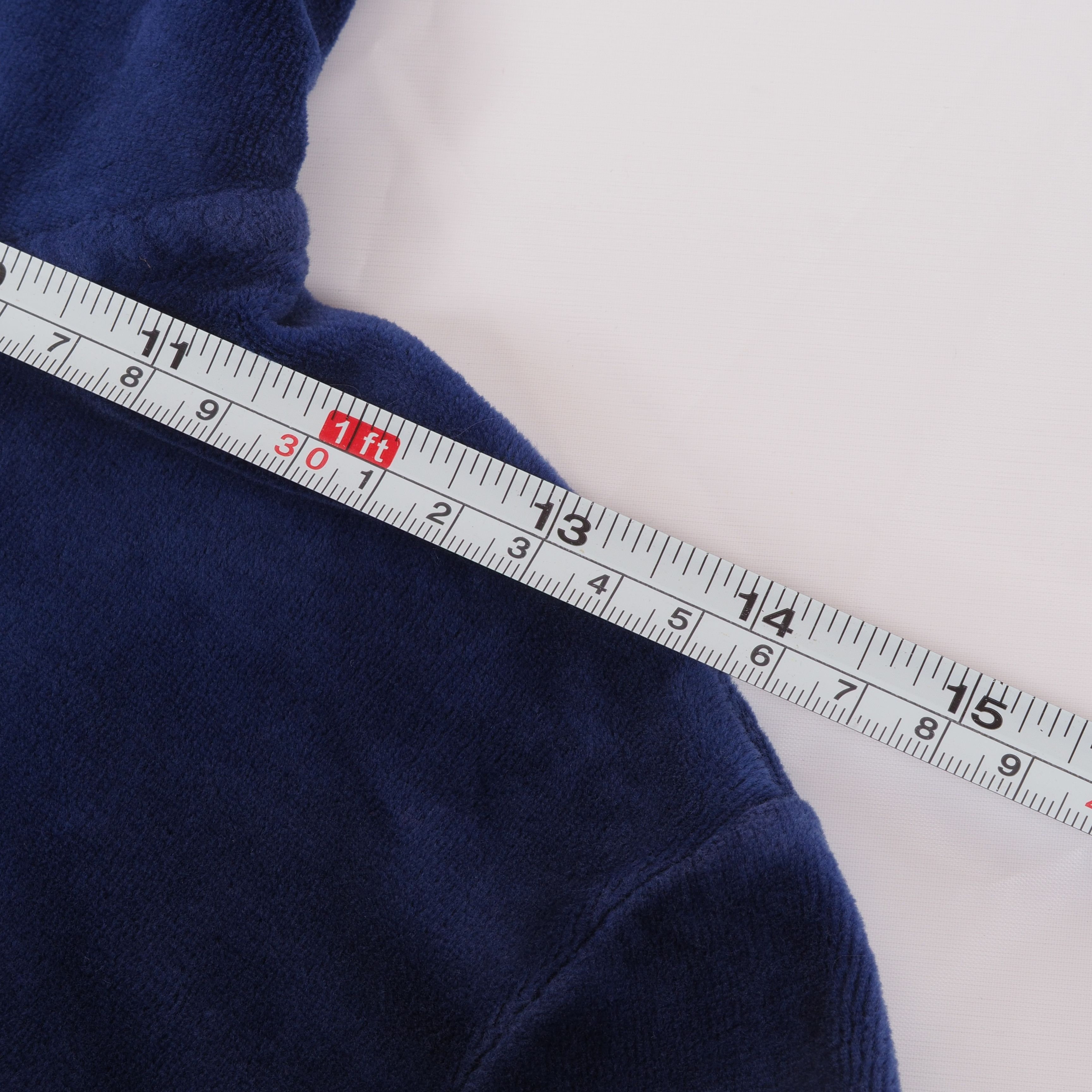 Juicy Couture Juicy Couture Vintage Blue Velour Zip Hoodie Size XS / US 0-2 / IT 36-38 - 10 Thumbnail