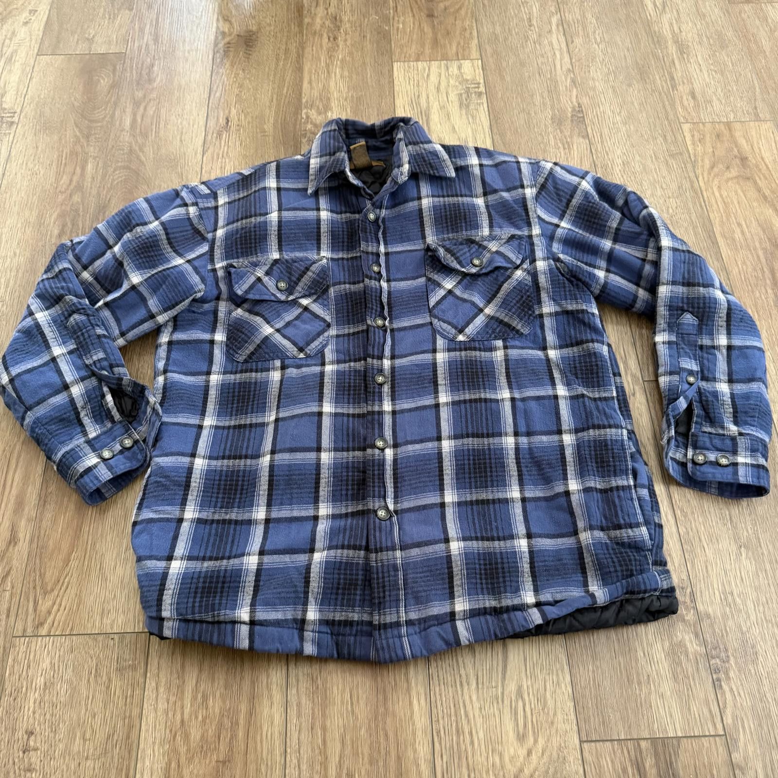 St. Johns Bay Vintage St. John’s Bay Flannel Shirt Jacket Quilted Plaid Size US M / EU 48-50 / 2 - 1 Thumbnail
