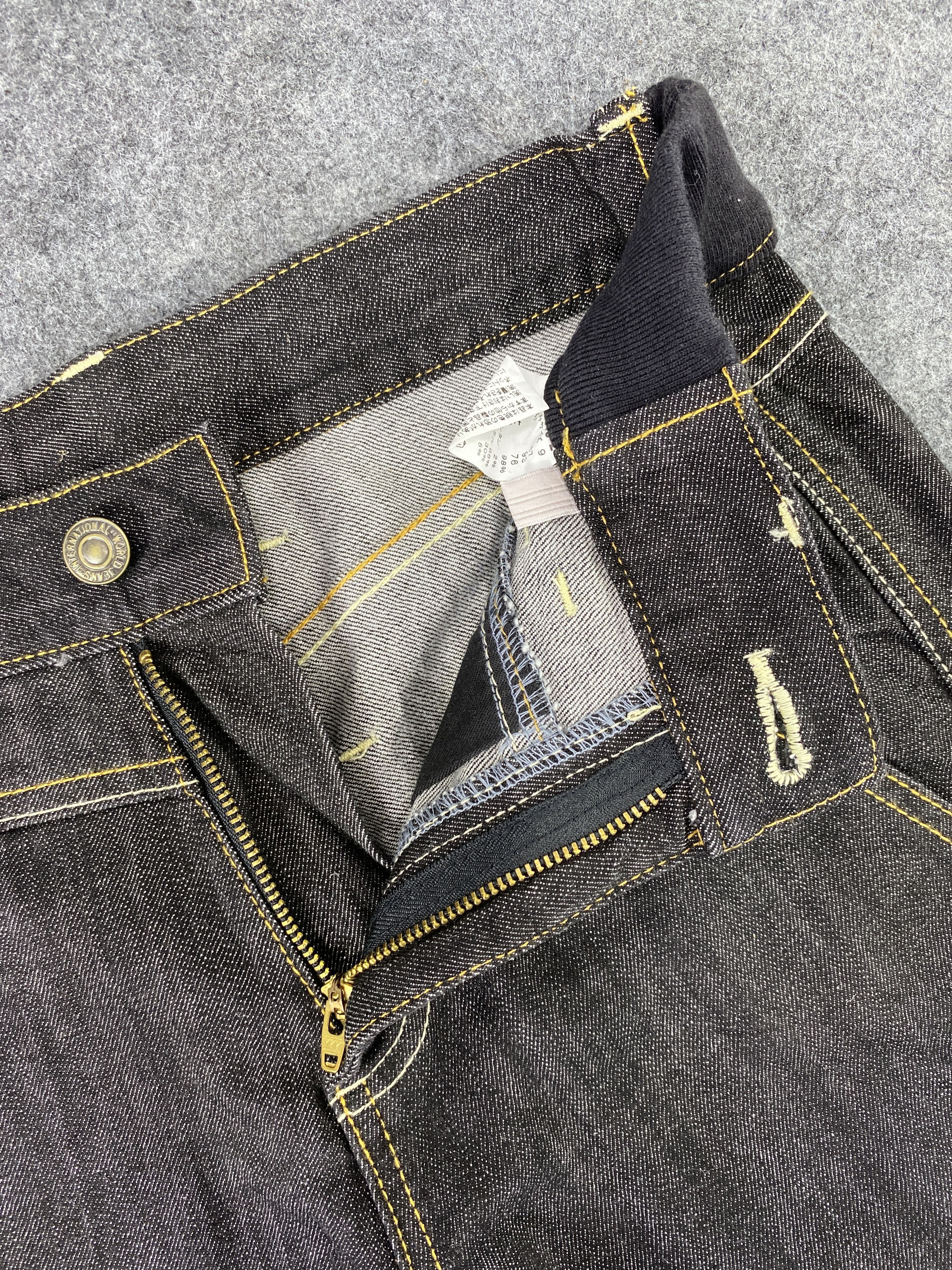 Japanese Brand Japanese Brand Bootcut Black Jeans - J1051 Size 26" / US 2 / IT 38 - 7 Thumbnail