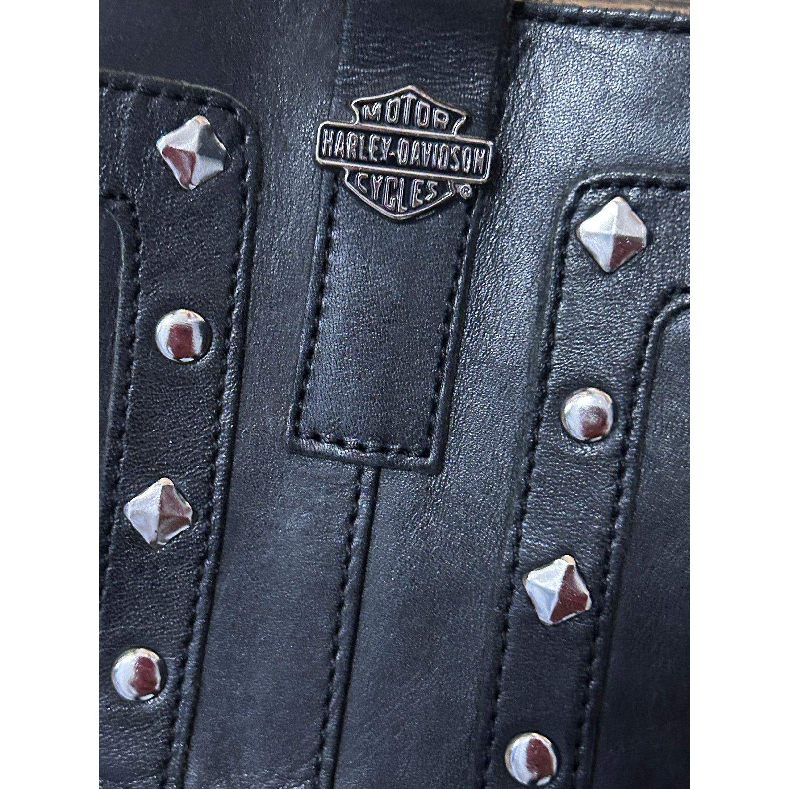 Harley Davidson Preloved-Harley Davidson Women's Strut Boots Leather 6 Size US 6 / IT 36 - 4 Thumbnail