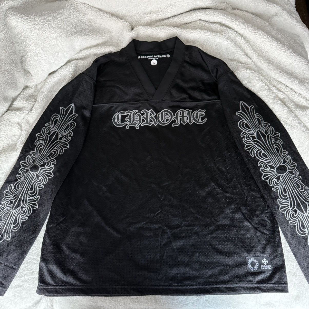 Chrome Hearts CH Stadium Warm Up Jersey Size US L / EU 52-54 / 3 - 1 Thumbnail