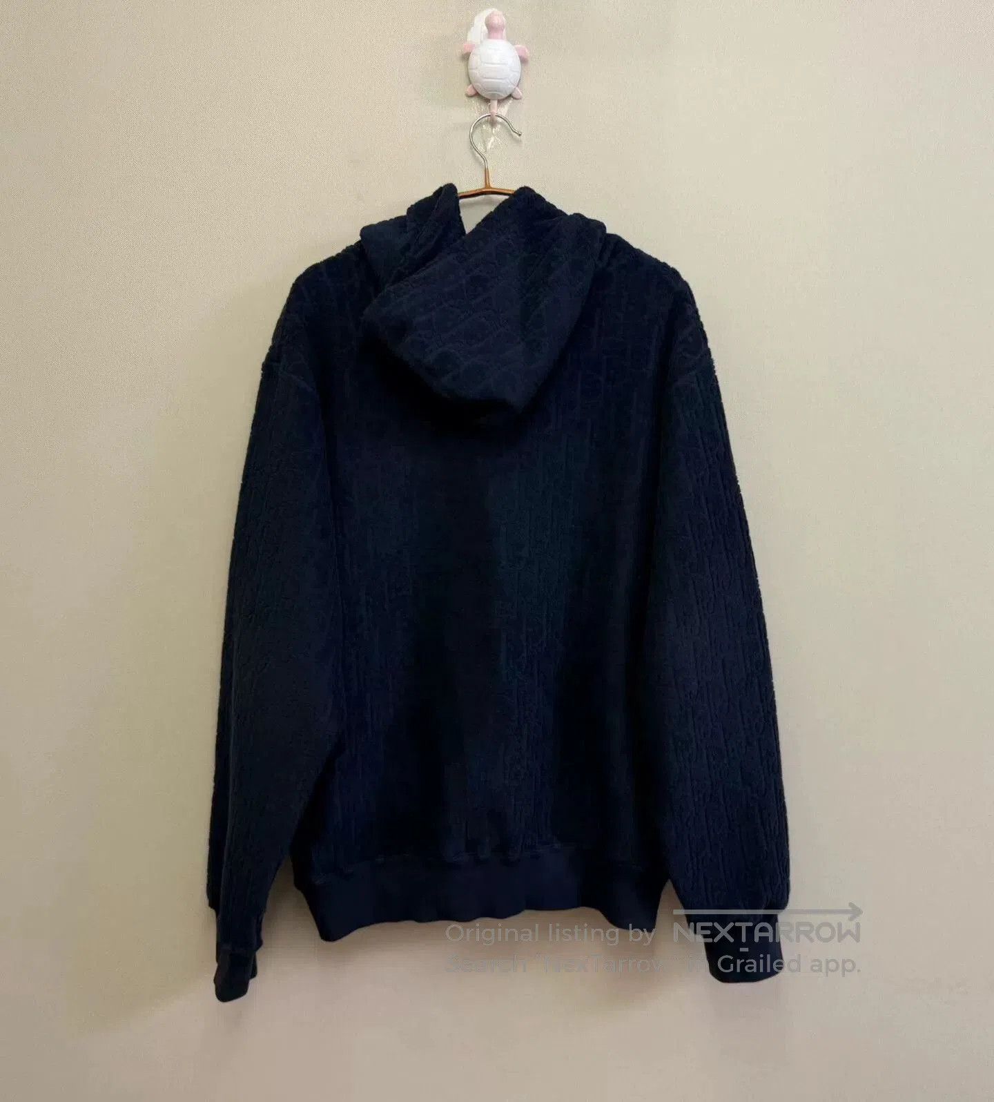 Dior dior navy blue logo hoodie sweatshirt. Size US XL / EU 56 / 4 - 4 Thumbnail