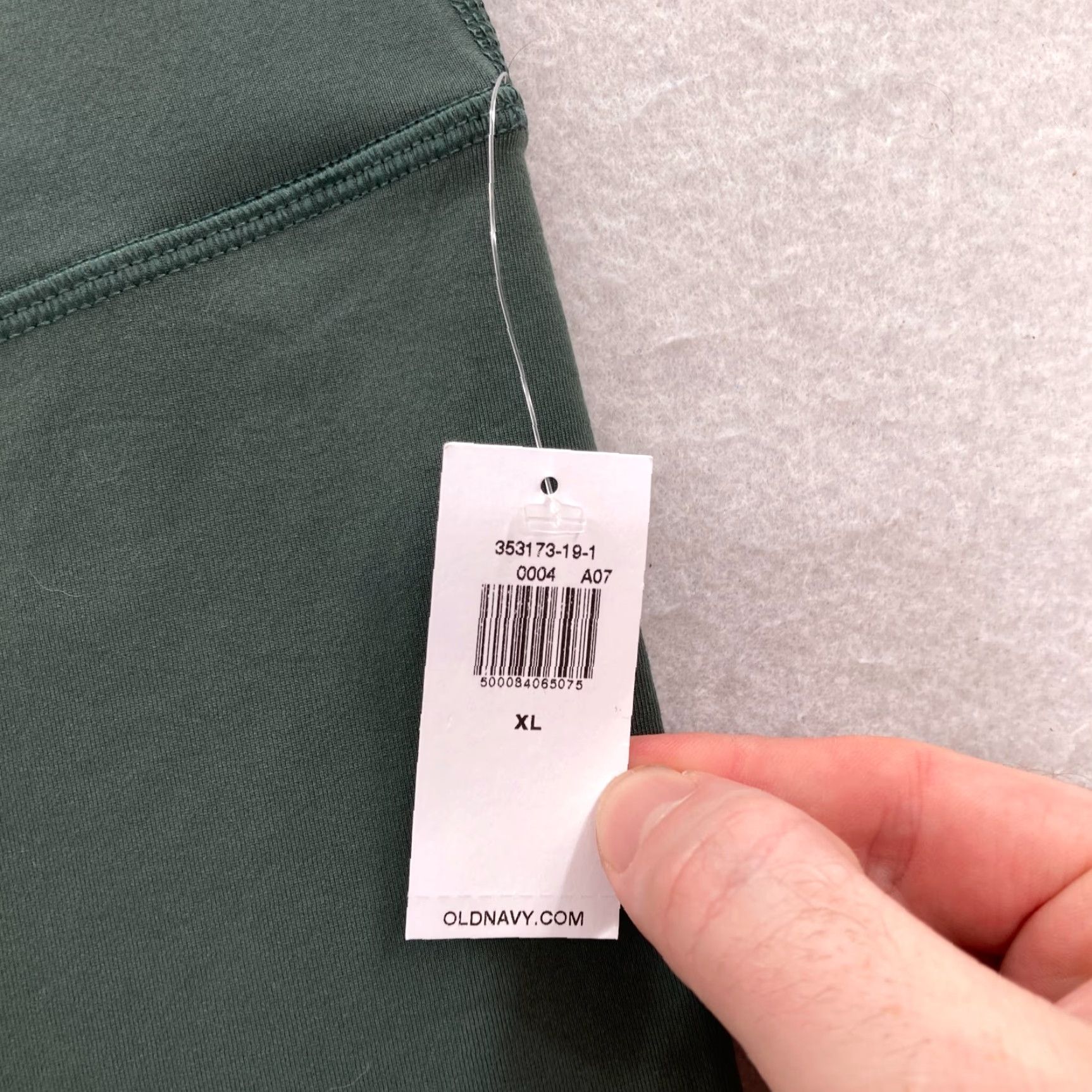 Old Navy Old Navy Active PowerPress Leggings Women's XL Green Cropped Go-Dry Gym Size 40" / US 18 - 2 Thumbnail