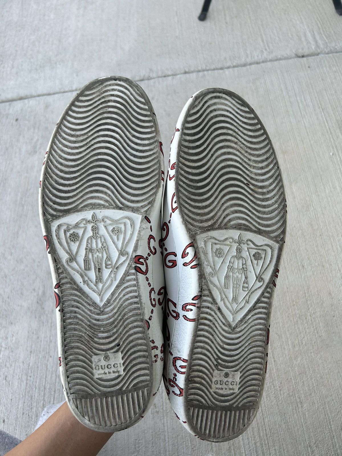 Gucci GUCCI Ace GG Monogram Print Leather Sneaker Size US 10 / EU 43 - 6 Thumbnail