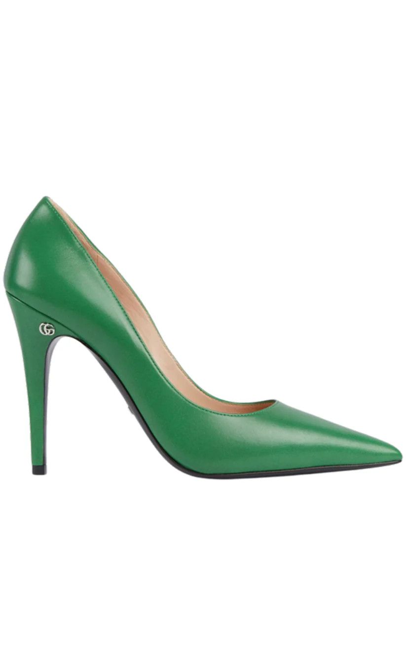 Gucci o1s1wg110125 High Heels Pumps in Green Size US 12 / IT 42 - 1 Thumbnail