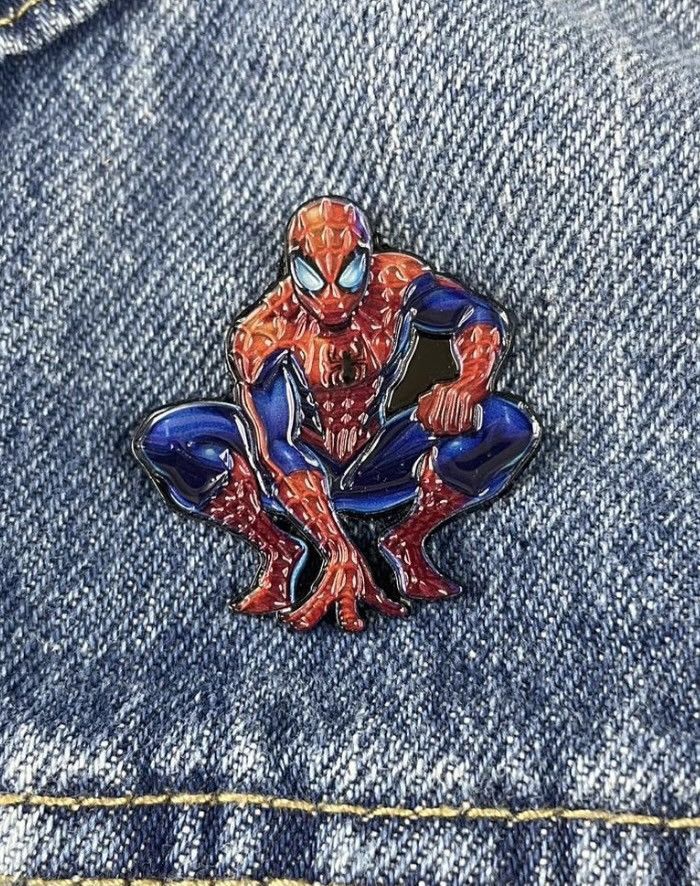 Other Spider-Man 1.5 Inch Enamel Pin Size ONE SIZE - 1 Thumbnail