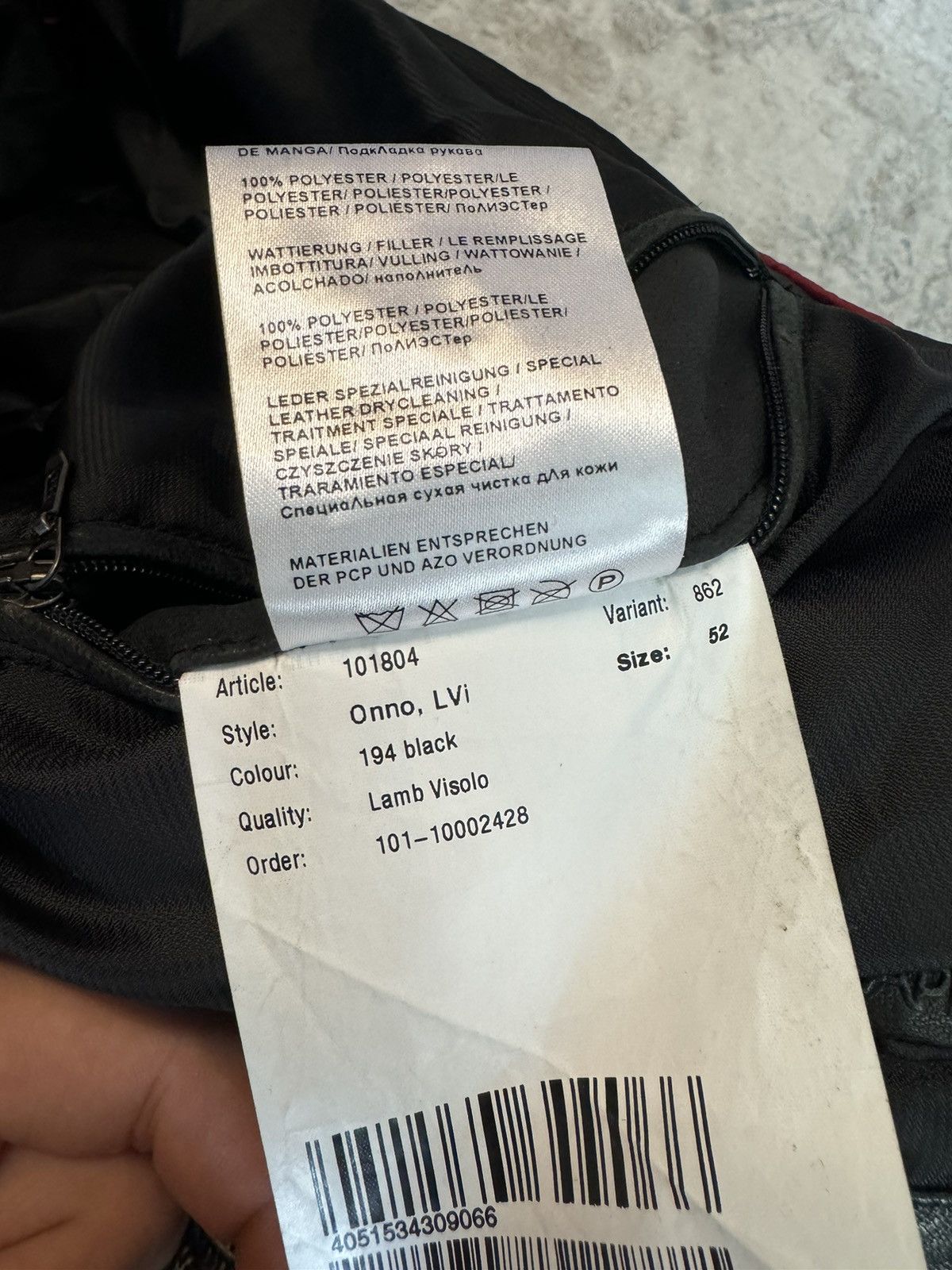 Other Casa Moda Lambskin Leather Jacket Size US L / EU 52-54 / 3 - 13 Thumbnail