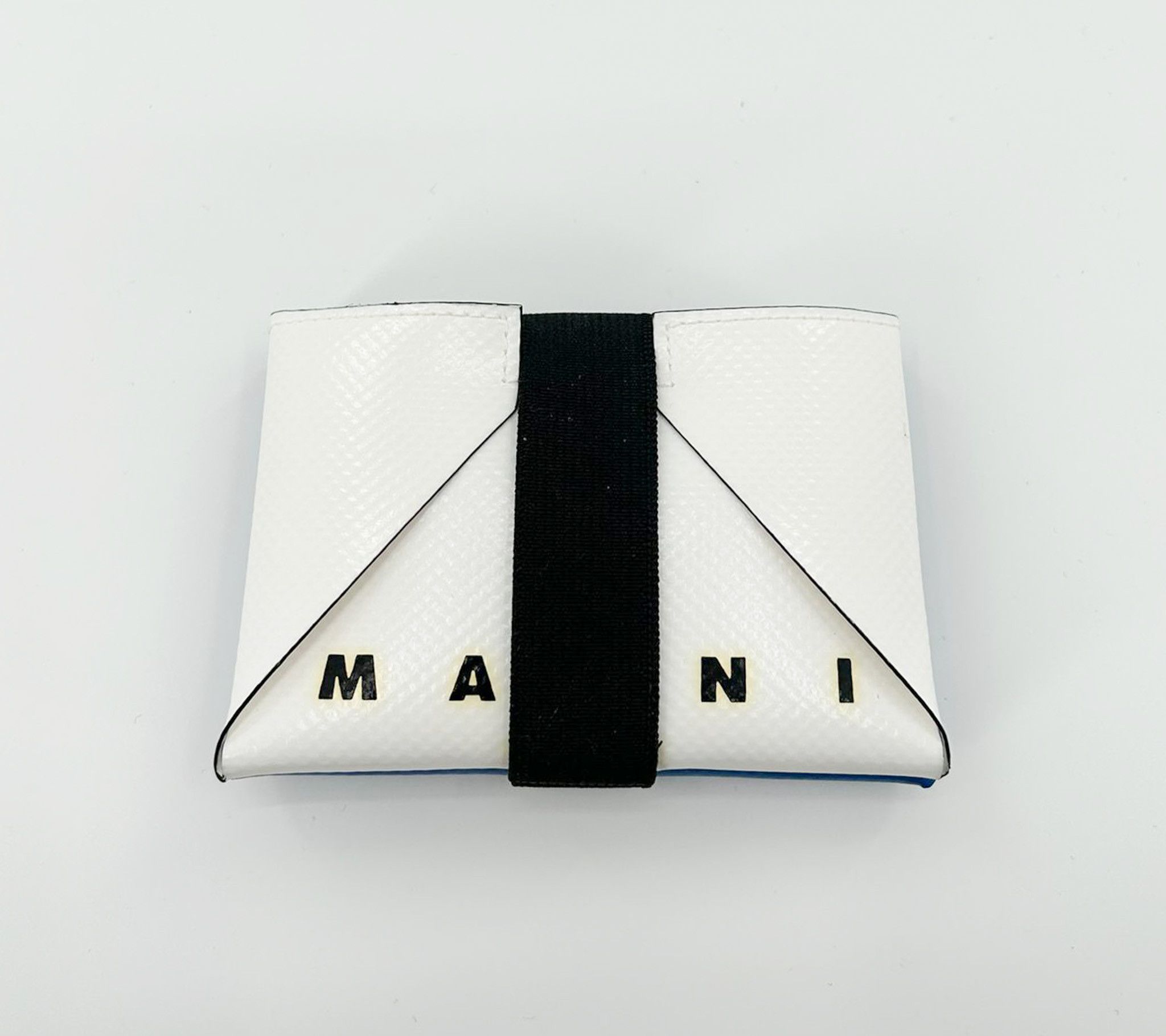 Marni Marni Polyester Document Holder - White/Navy Size ONE SIZE - 1 Thumbnail