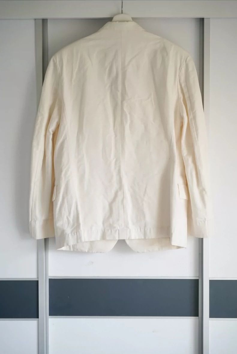 Yohji Yamamoto Yohji Yamamoto size s 95ss thorn white suit 2502-Nextarrow Size 36S - 2 Thumbnail