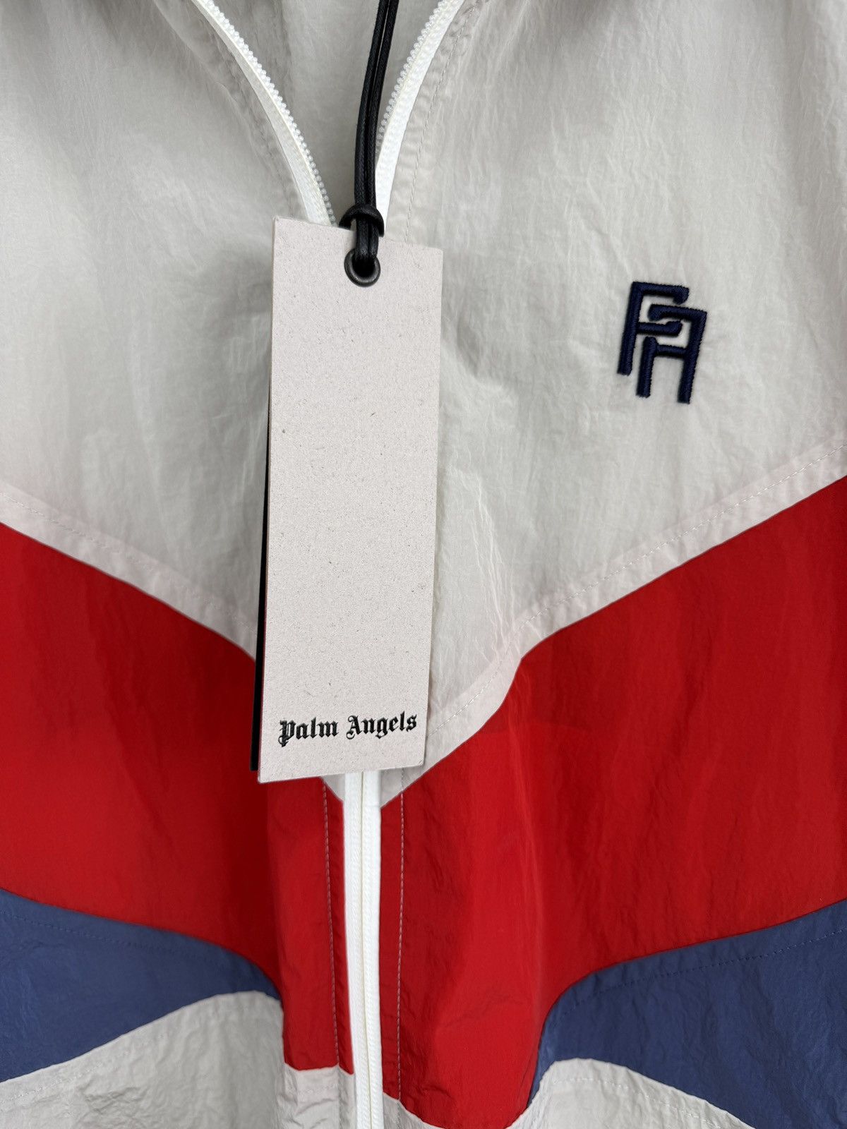 Palm Angels 🇺🇸❗️NEW Palm Angels V Colorblock Windbreaker Jacket Y2K Size US XL / EU 56 / 4 - 7 Thumbnail