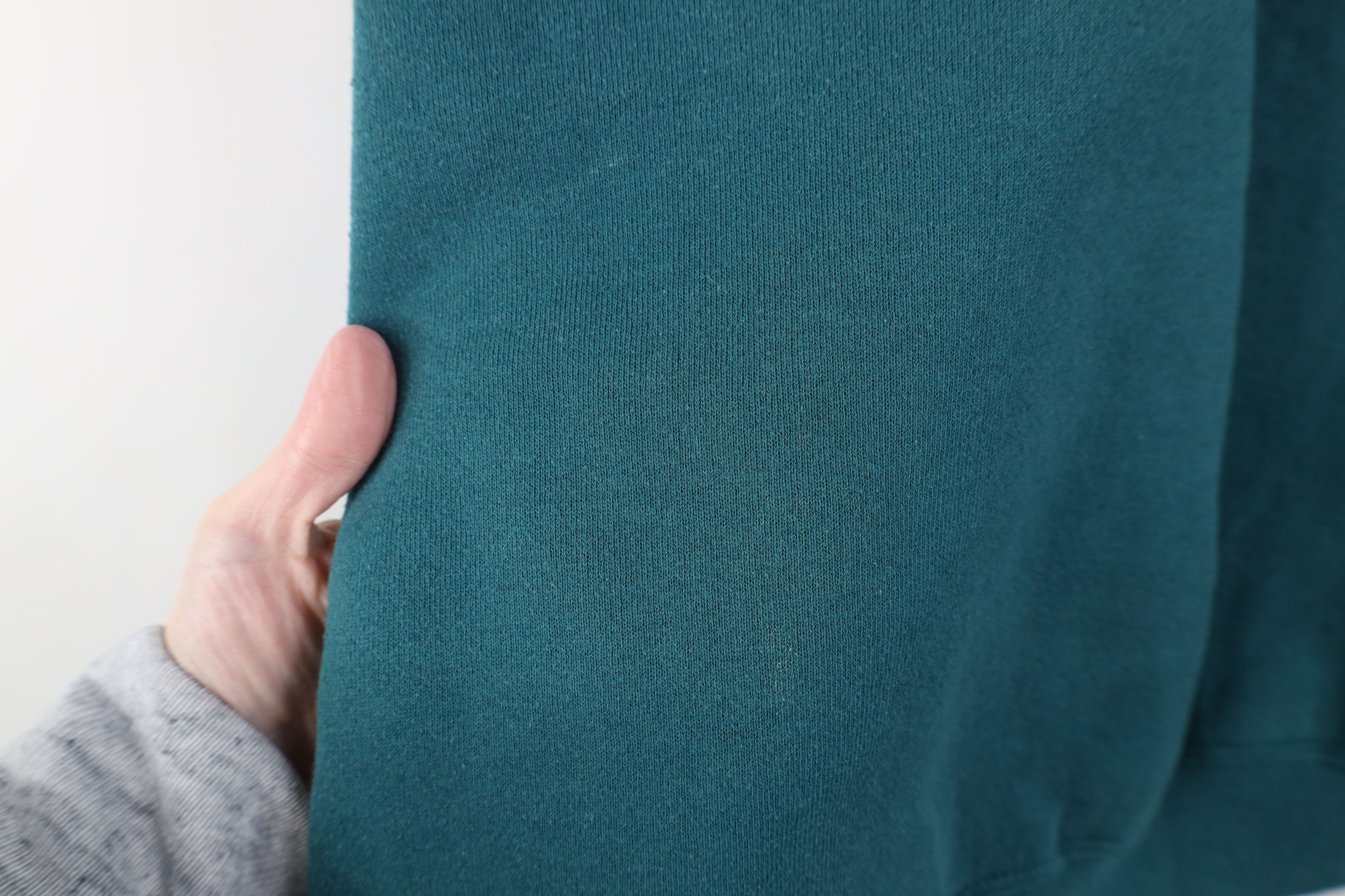 Vintage Vintage 90s Bike Blank Heavy Crewneck Sweatshirt Teal USA Size US XL / EU 56 / 4 - 5 Thumbnail
