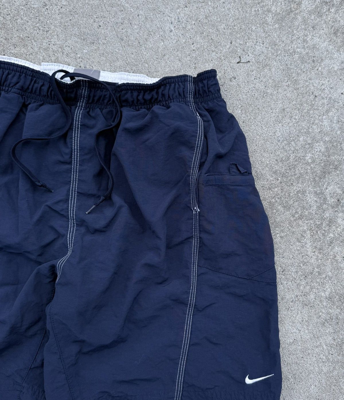Other Vintage Nike 90s y2k streetwear track nylon shorts Size US 32 / EU 48 - 5 Thumbnail