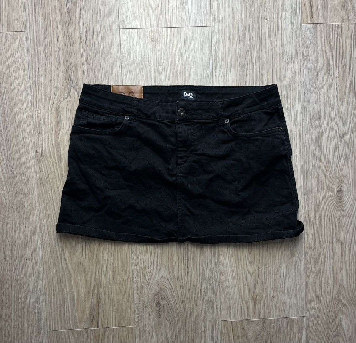 Dolce & Gabbana Dolce & Gabbana Denim Mini Skirt Streetwear Rap Size 30" / US 8 / IT 44 - 1 Thumbnail