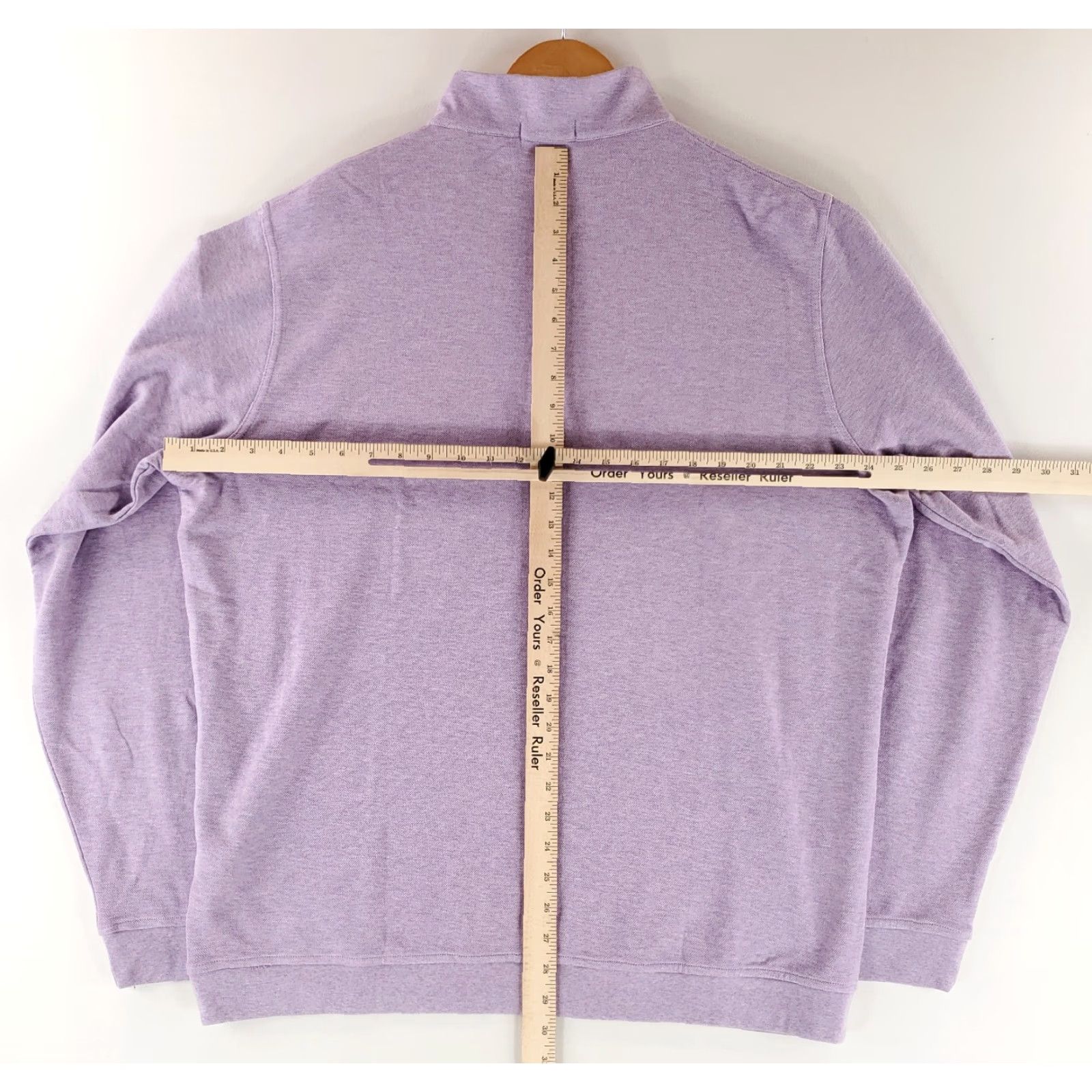 Peter Millar Peter Millar Crown Comfort Pullover 1/4 Zip Long Sleeve Purple Mens XL Size US XL / EU 56 / 4 - 6 Thumbnail
