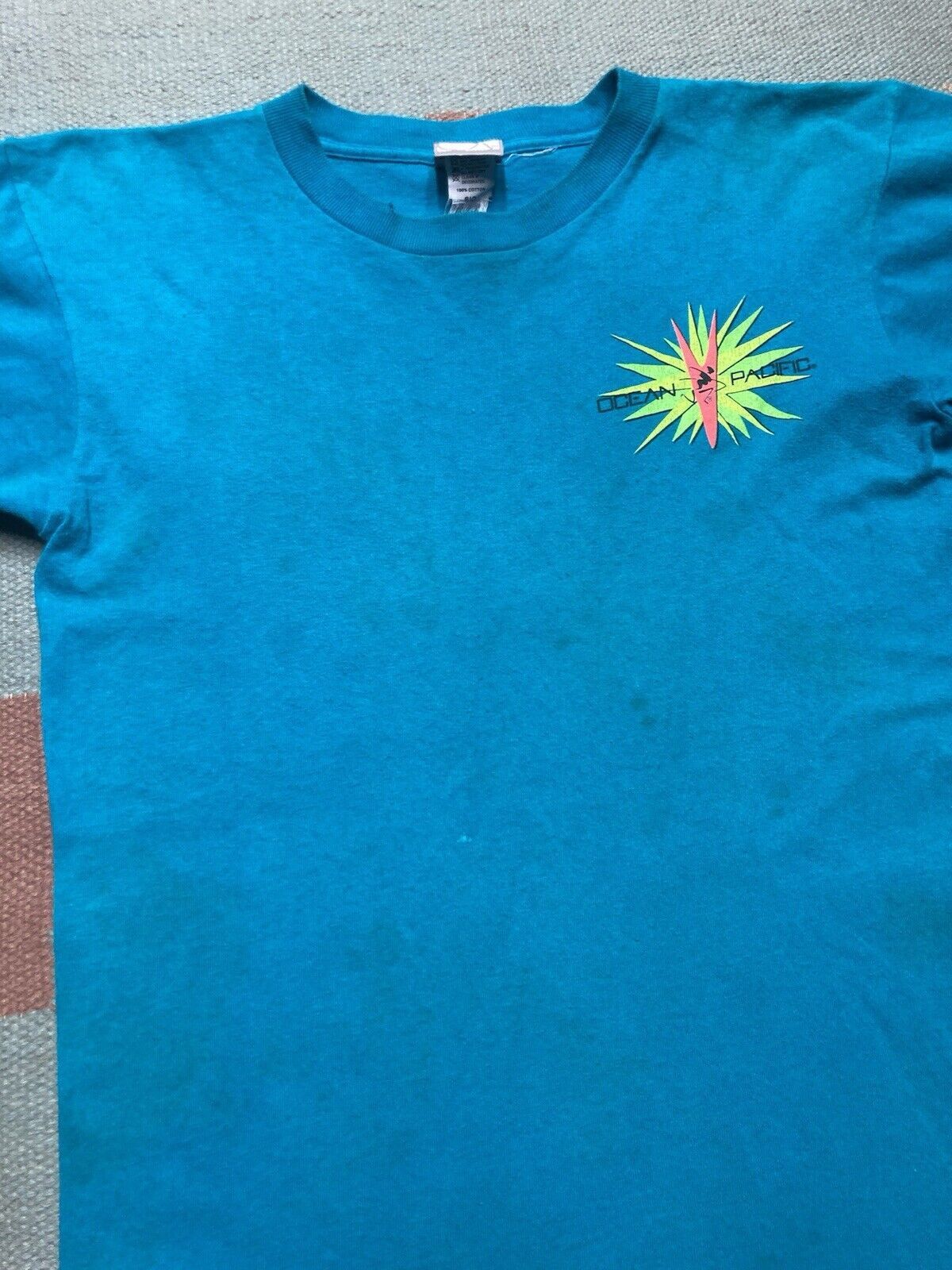 Ocean Pacific × Vintage Vtg 90s t shirt ocean pacific OP surf skate single stitch S Size US S / EU 44-46 / 1 - 7 Thumbnail