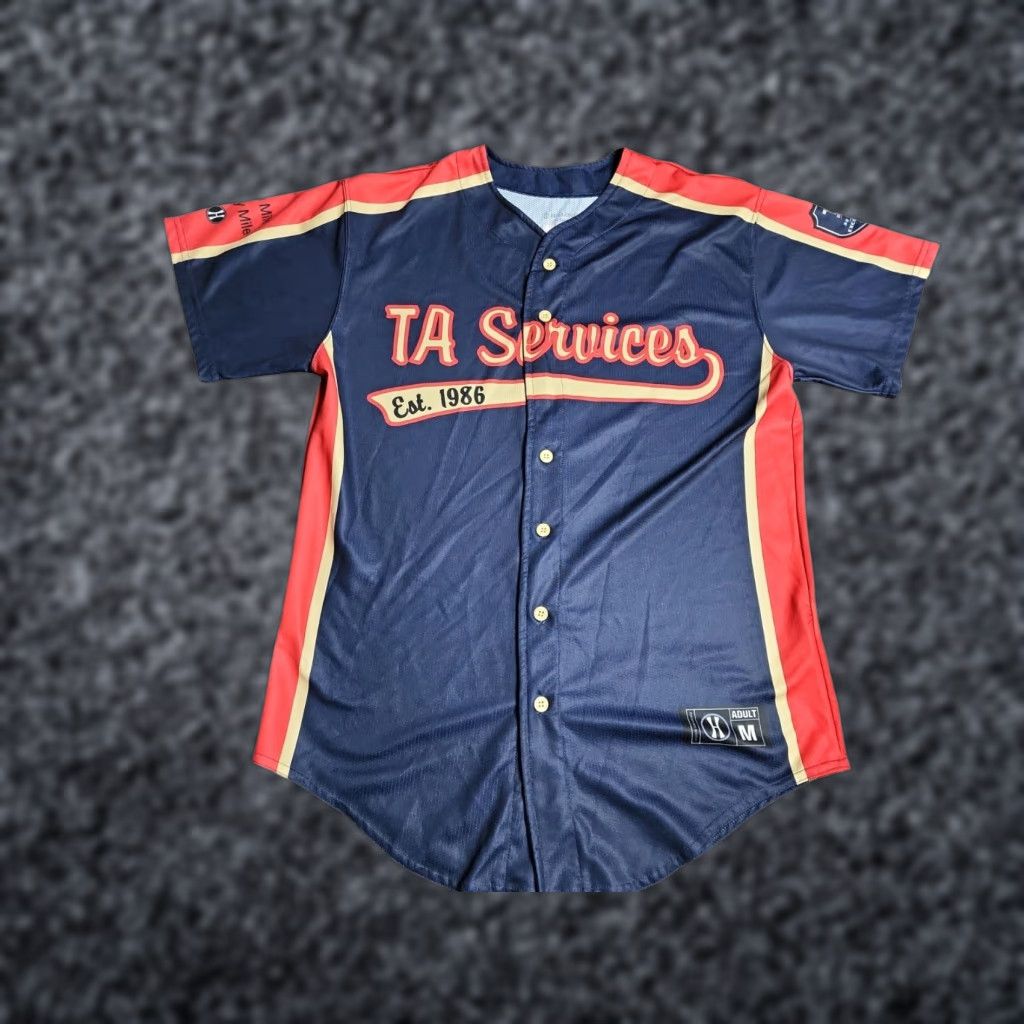 Holloway Holloway Mens M Blue Baseball Softball Jersey Shirt Short Sleeve Activewear Size US M / EU 48-50 / 2 - 1 Thumbnail