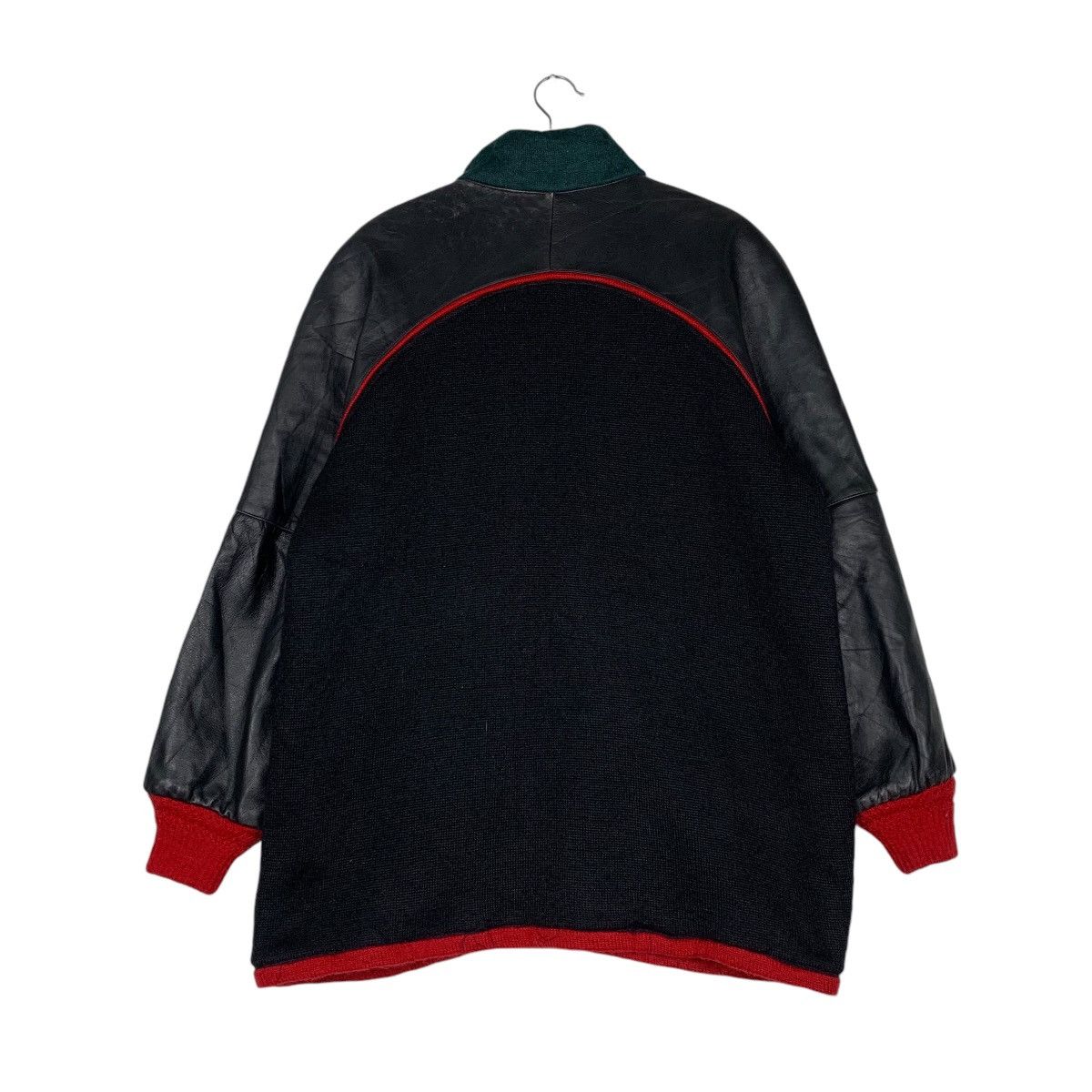 Japanese Brand Kevu Classics Picasso Style Design Mohair Leather Jacket Size US M / EU 48-50 / 2 - 7 Thumbnail