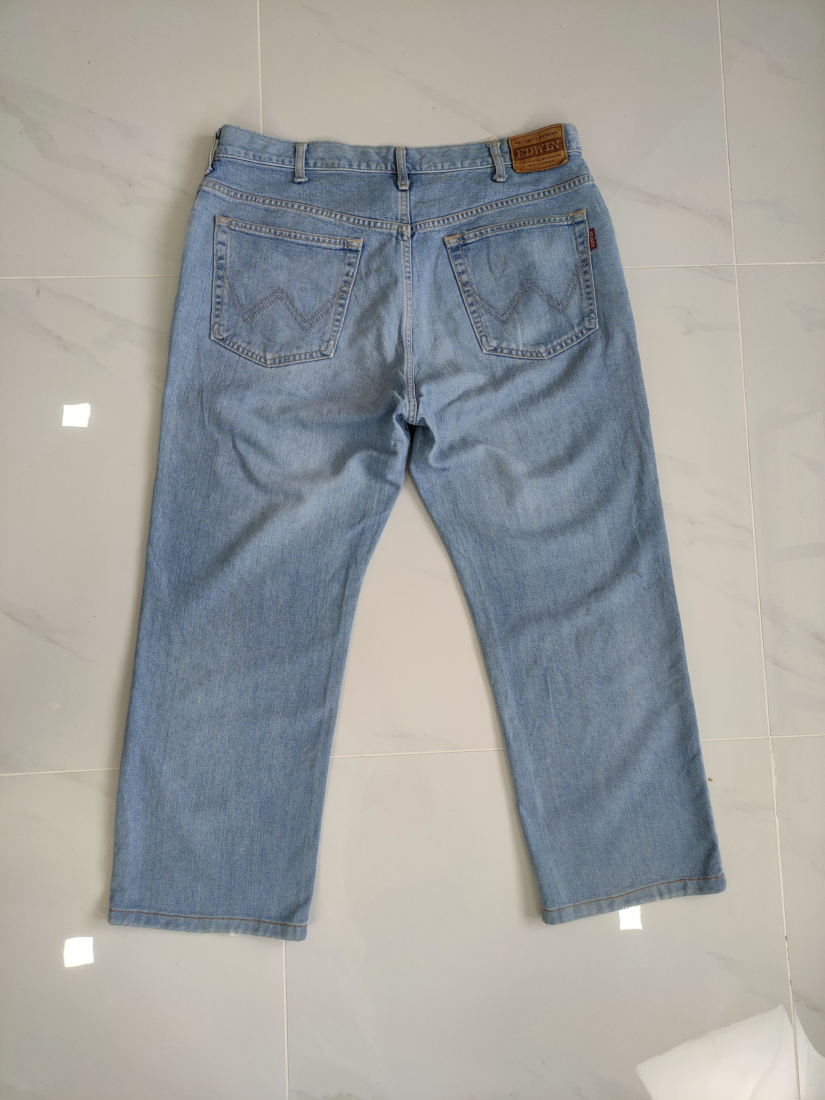 Edwin × Jean × Vintage VINTAGE EDWIN SOFT JEAN DENIM PANTS Size US 38 / EU 54 - 8 Thumbnail