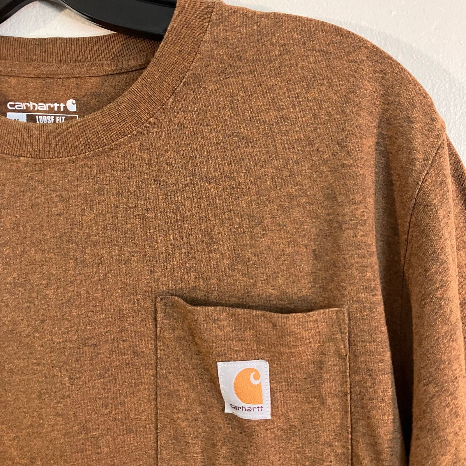 Carhartt Carhartt Brown Loose Fit Workwear Pocket T-shirt Size US M / EU 48-50 / 2 - 4 Thumbnail
