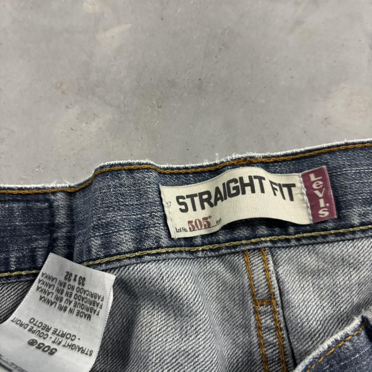 Levi's Crazy Vintage Y2K/2000s Grunge Levis Dark Wash Denim Jeans! 33x30 Size US 33 - 8 Thumbnail