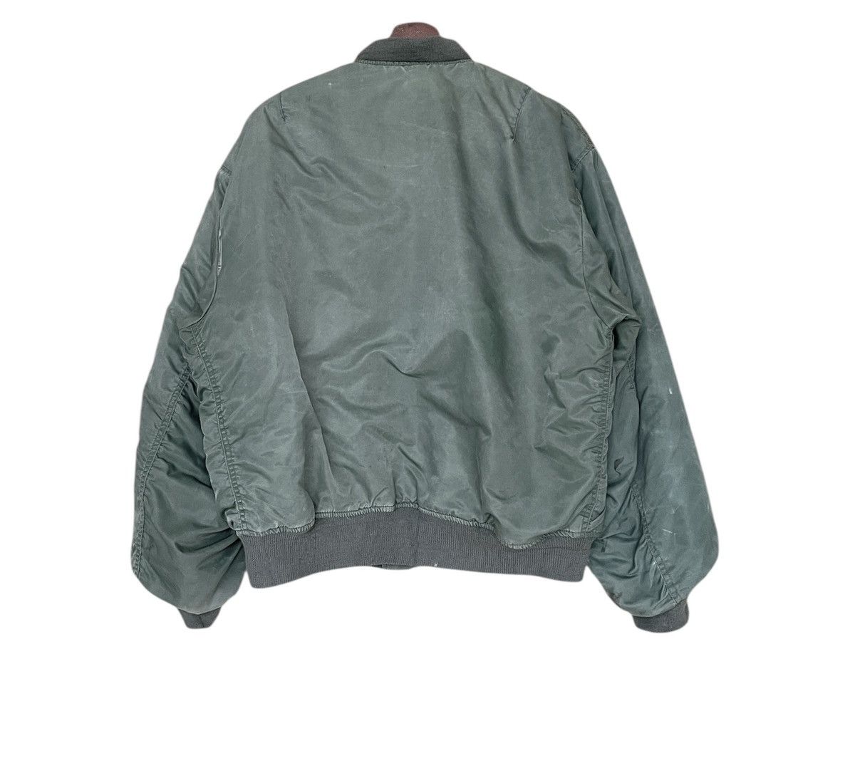 Japanese Brand × Vintage Vintage Japanese Brand Spinash MA-1 Flight Jacket 1990s Size US L / EU 52-54 / 3 - 2 Thumbnail
