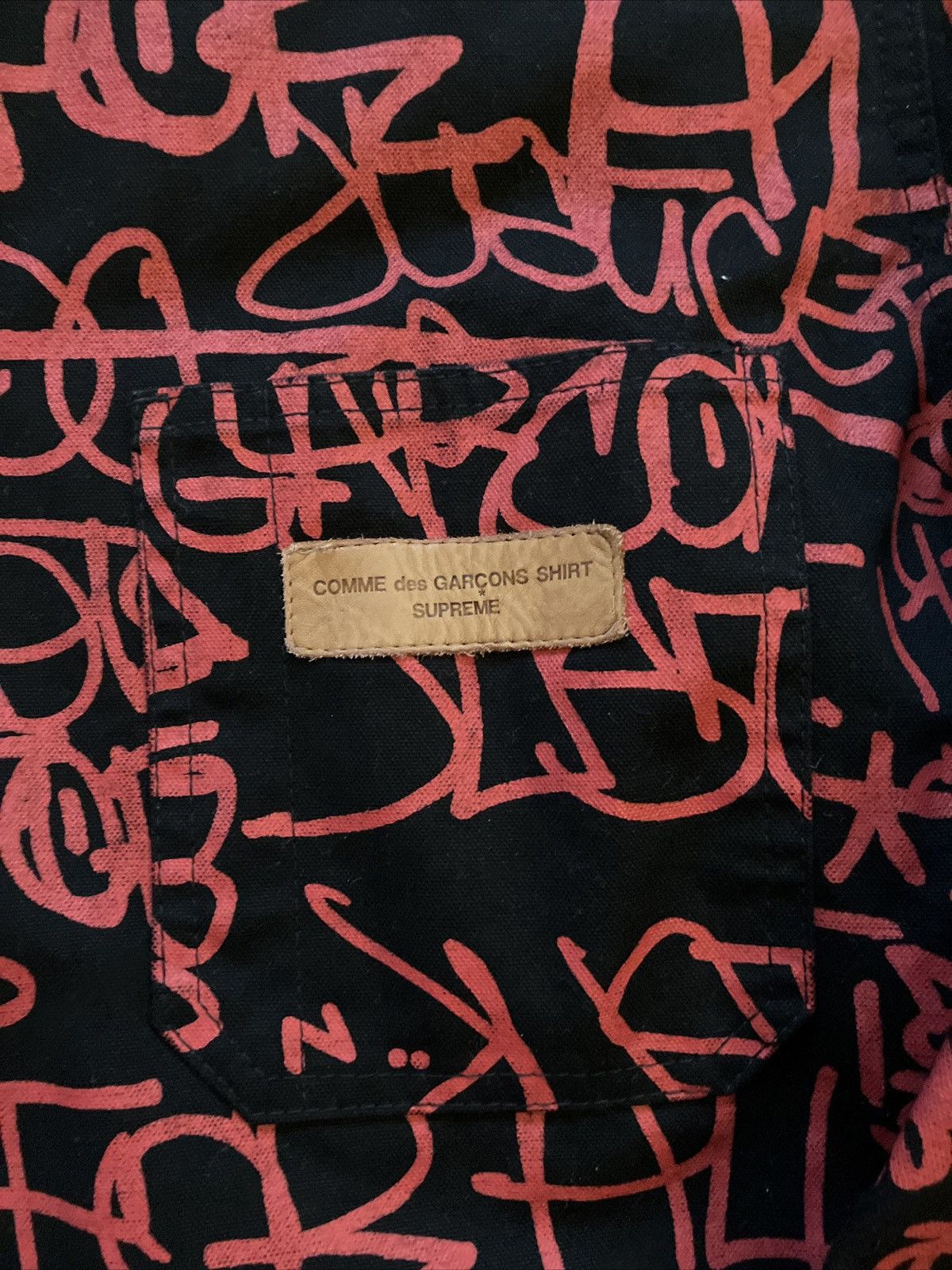 Comme des Garcons SHIRT × Supreme Supreme CDG FW18 Canvas Jacket Size US L / EU 52-54 / 3 - 3 Thumbnail