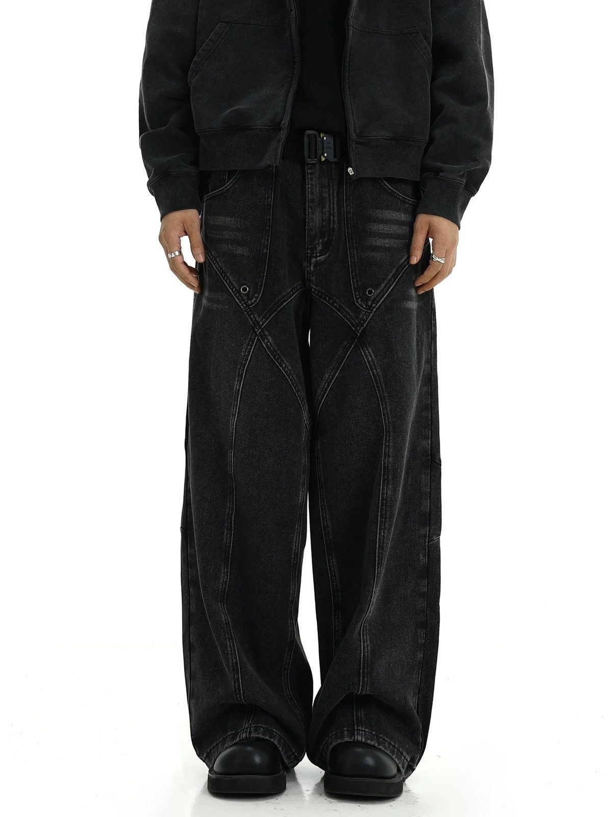 Japanese Brand × Vintage Retro punk pants Size US 32 / EU 48 - 2 Thumbnail