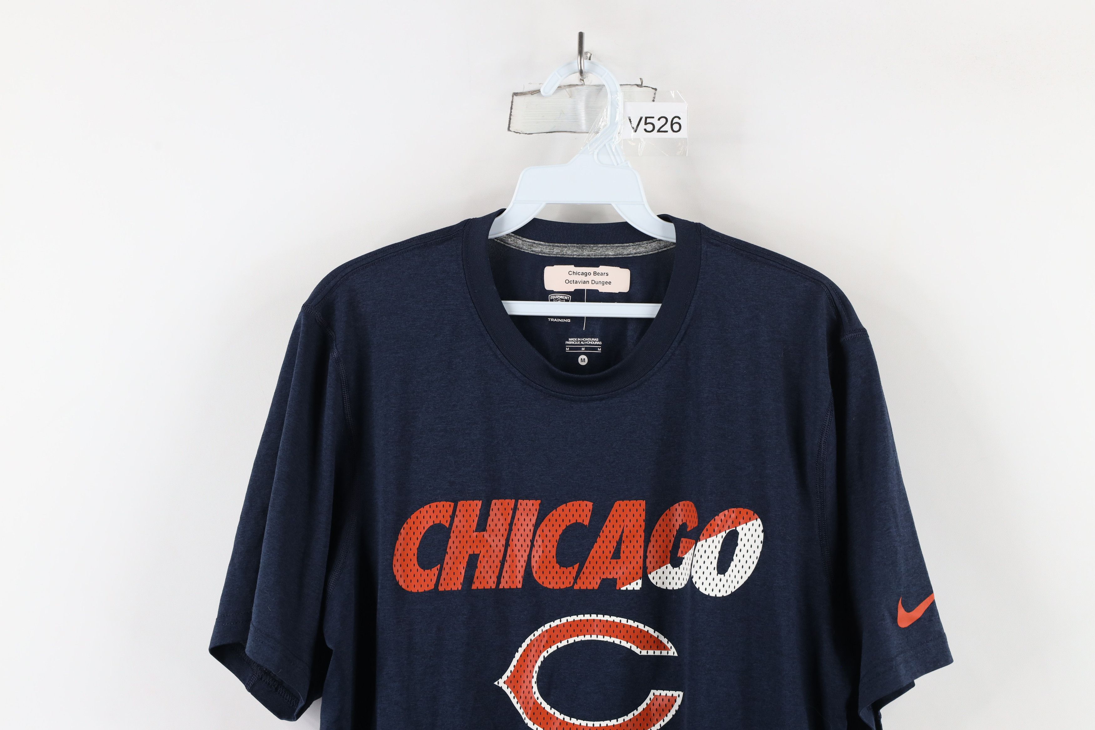 Nike × Vintage Nike NFL Training Issued Chicago Bears Football T-Shirt Blue Size US M / EU 48-50 / 2 - 2 Thumbnail