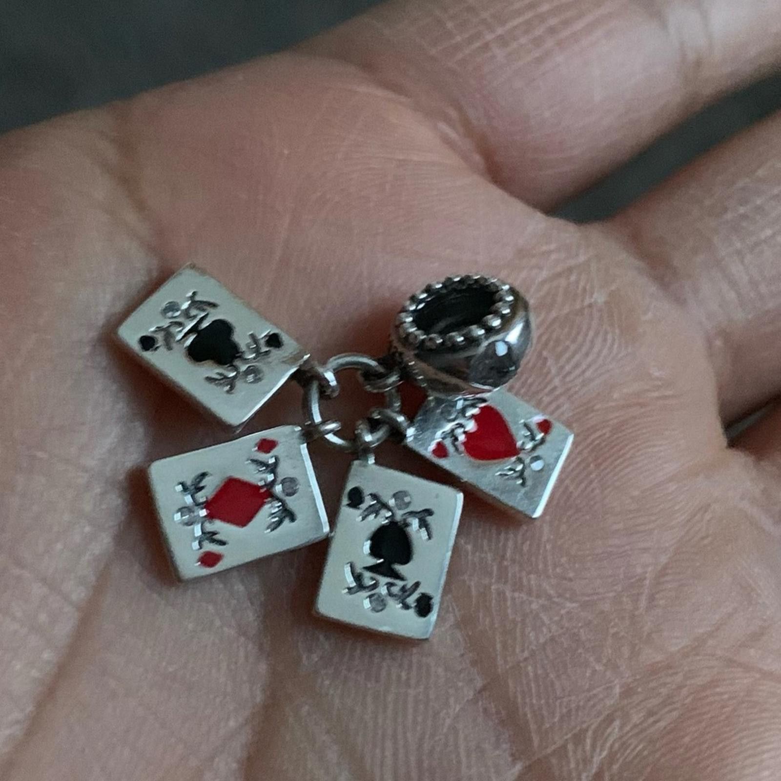 Other NWOT Playing Card Dangle Charm Sterling Silver 925 Size ONE SIZE - 5 Thumbnail