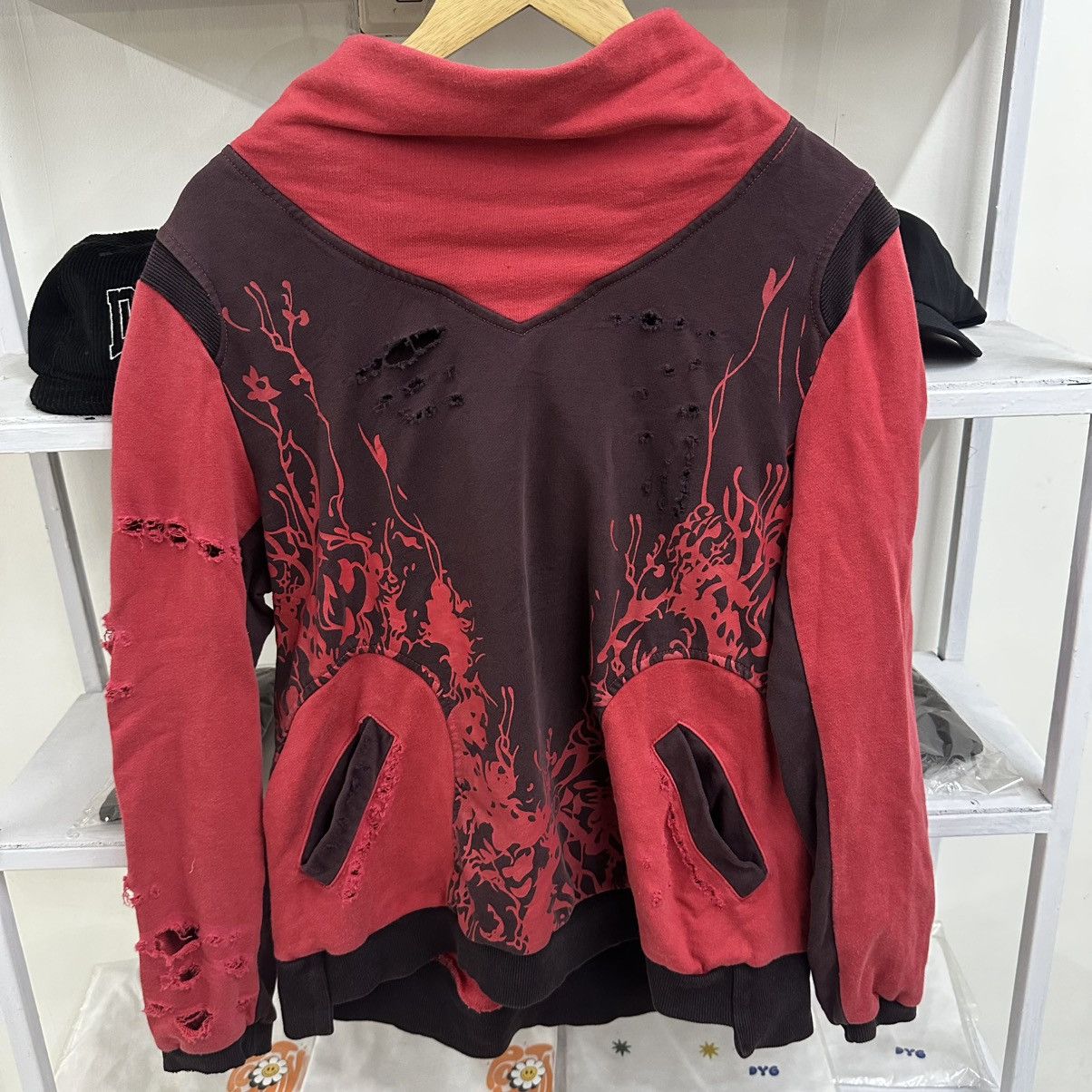 If Six Was Nine GRUNGE EMO HOODIE DISTRESSED JAPANESE BRAND Size US L / EU 52-54 / 3 - 2 Thumbnail