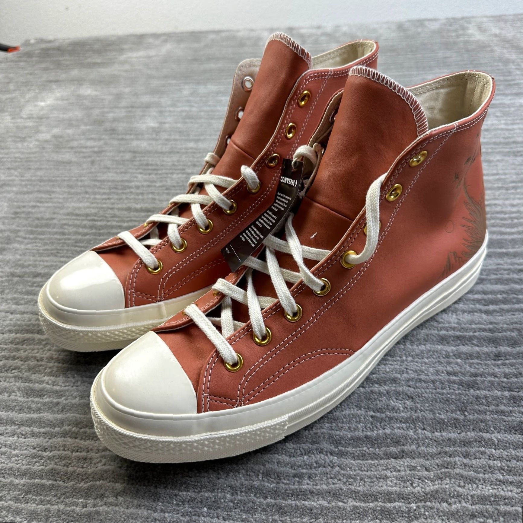 Converse Converse Chuck Taylor All Star 70 High Top Shoes Mens 11 Womens 13 Brown White Size L / US 10 / IT 46 - 2 Thumbnail